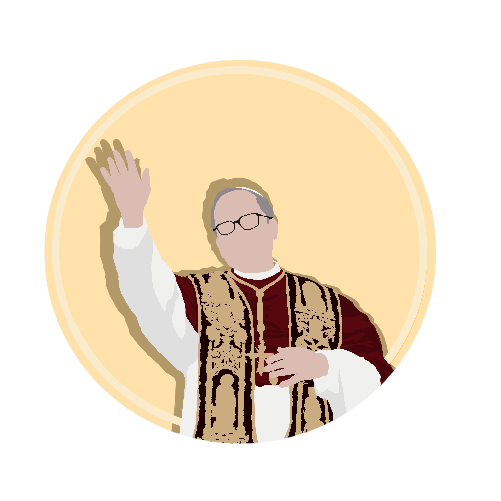 Latria Sticker - Pope Leo XIV