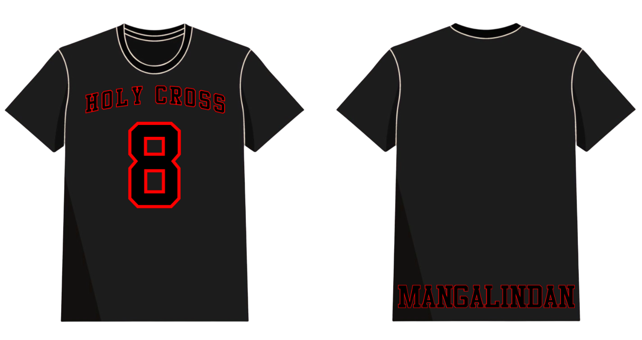Black and Red, Athletes Jersey Number T-Shirt