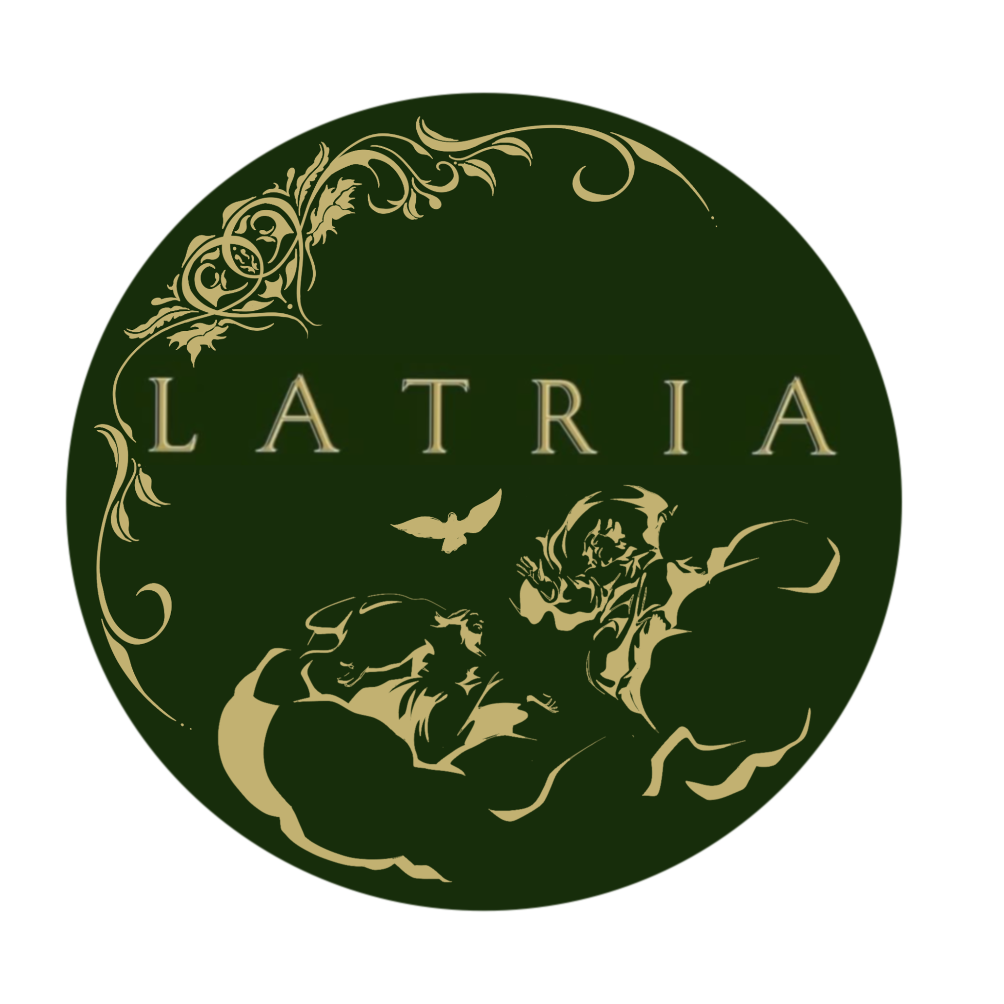 Latria Sticker - The Father, The Son, and The Holy Spirit