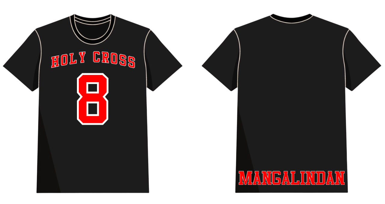 Red, Black and White, Athletes Jersey Number T-Shirt