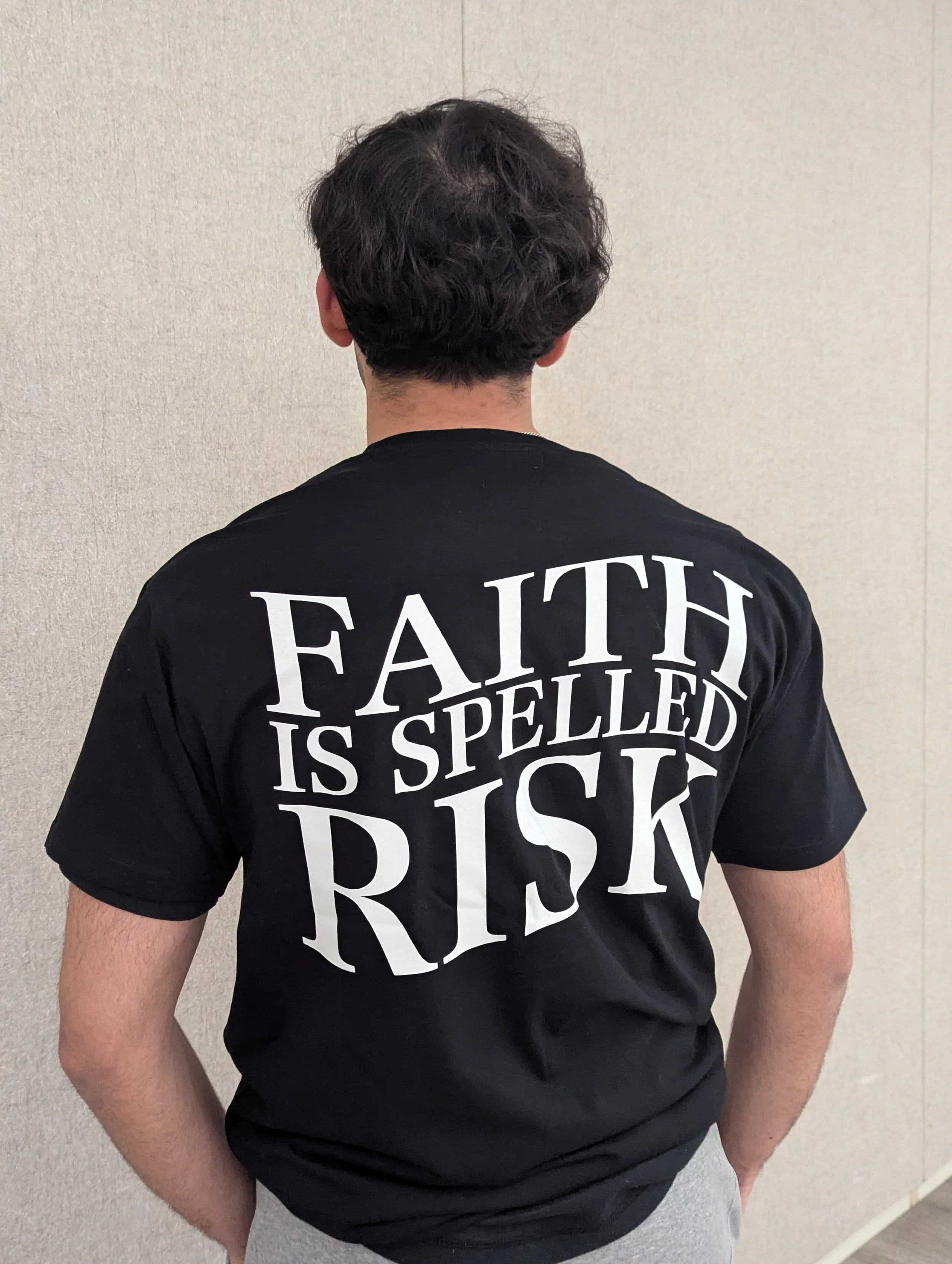 Faith is spelled RISK