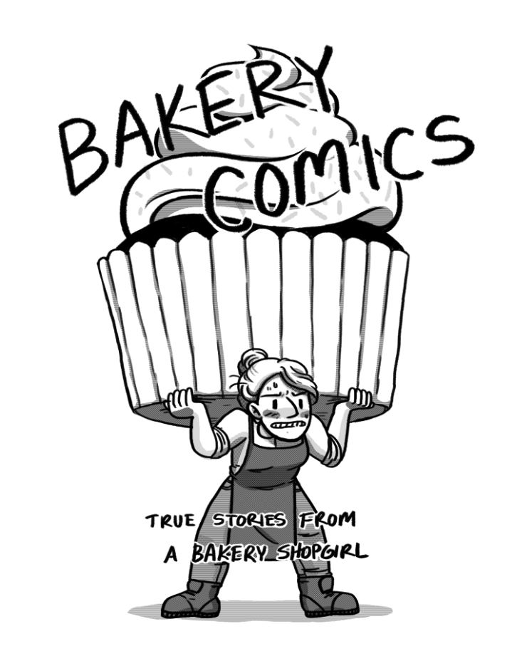 An autobiographical project from the time I worked in a bakery, letting off steam and reveling in the strange profession of hawking cupcakes.