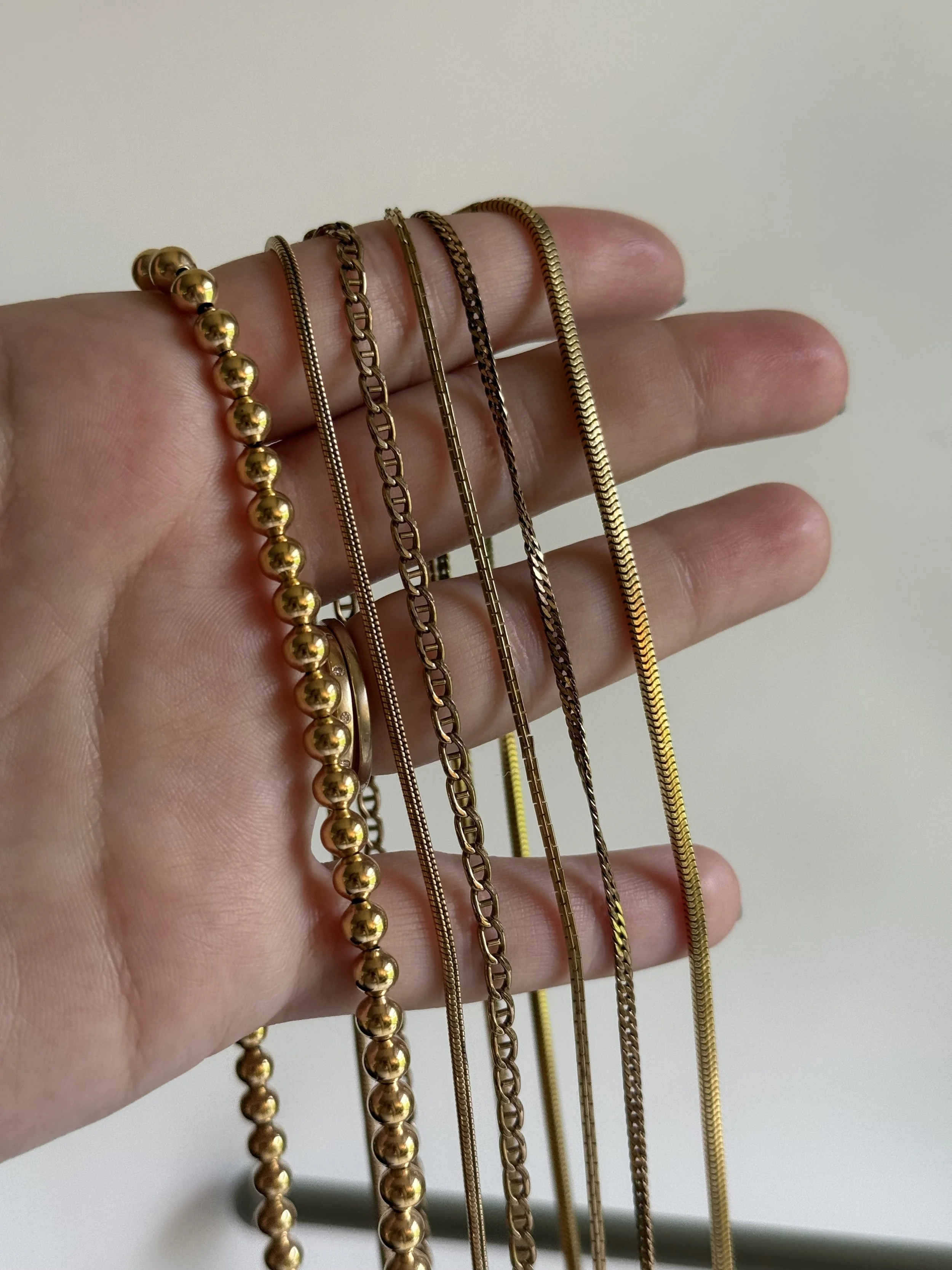 vintage series 27 - chains, bracelets, & extras