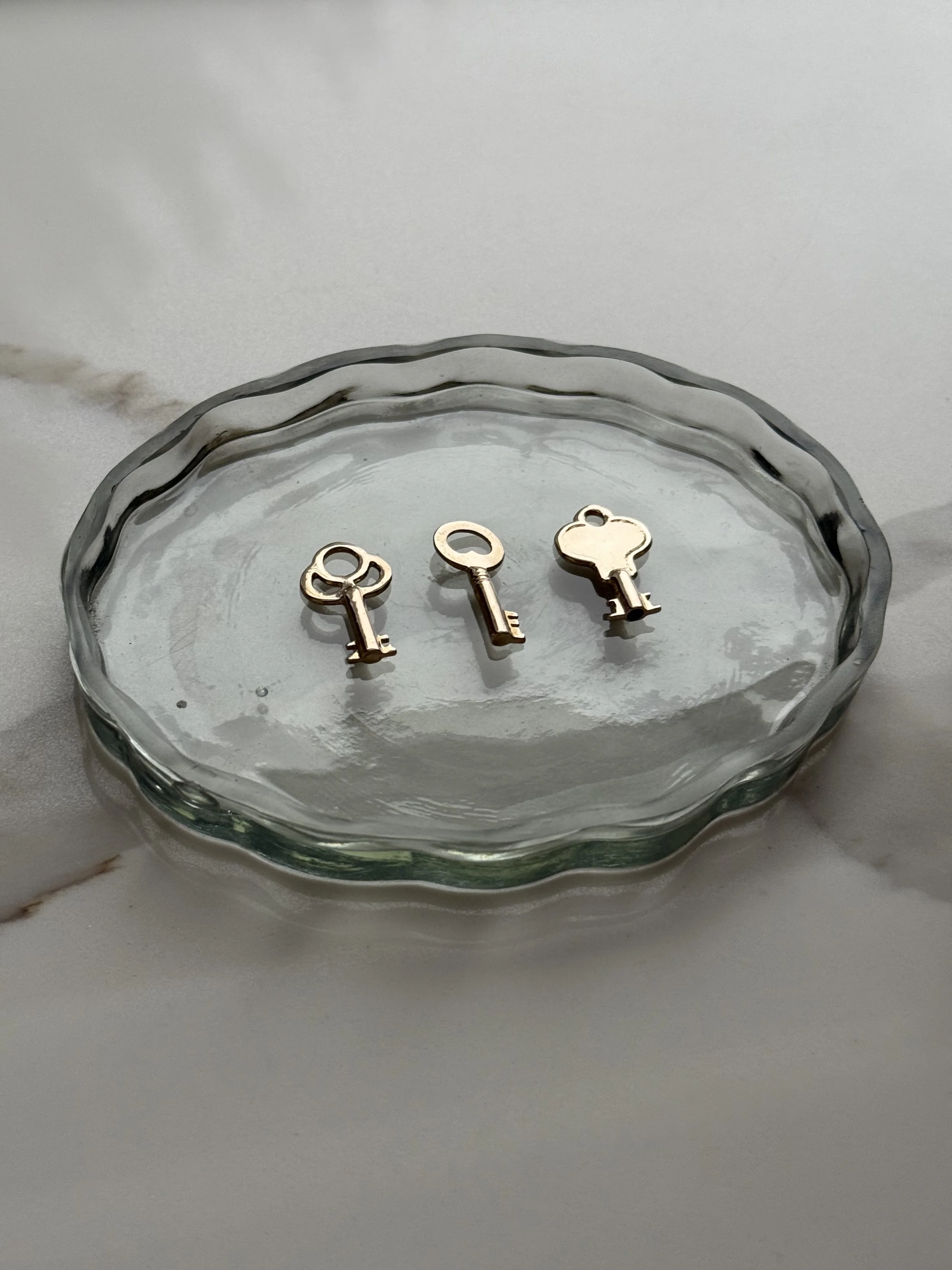 antique key charms