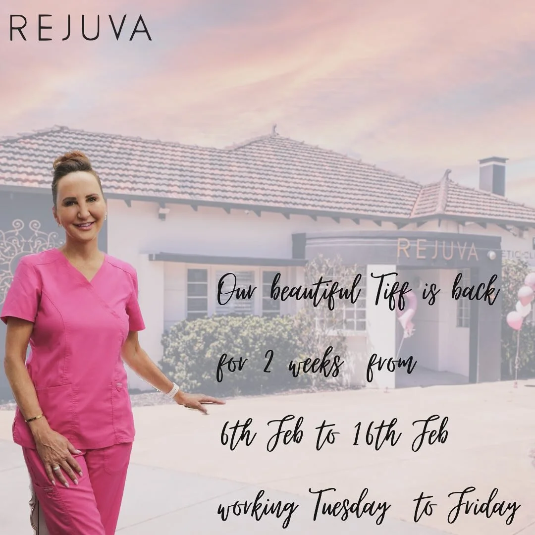 😍Pop in and see our wonderful Tiff😍 👩🏻&zwj;⚕️She is back for 2weeks from 6th Feb to 16th Feb working Tuesday to Friday. 📧: info@rejuva.net.au ☎️: 1800 473 588 💻: www.rejuva.net.au  #perthcosmetic #perthcosmeticclinic #perthisok #perthcosmeticnu