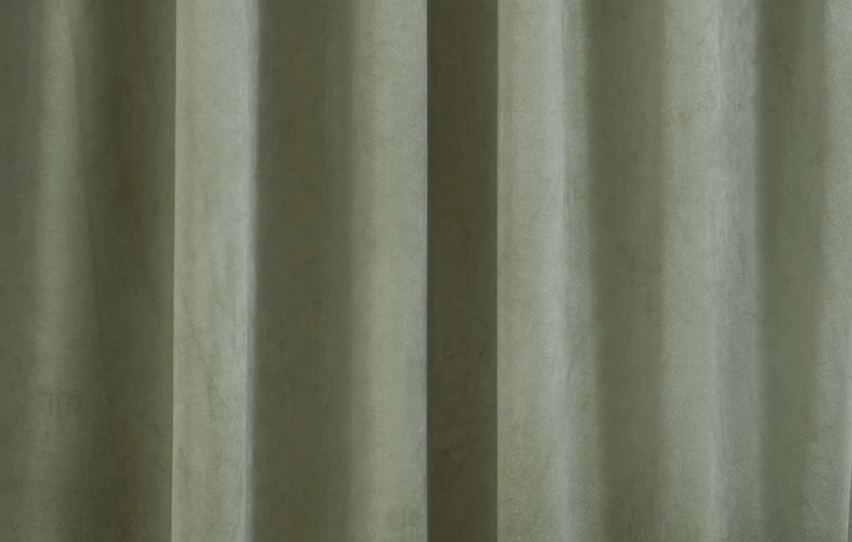 Dusty Sage Velvet Drapes
