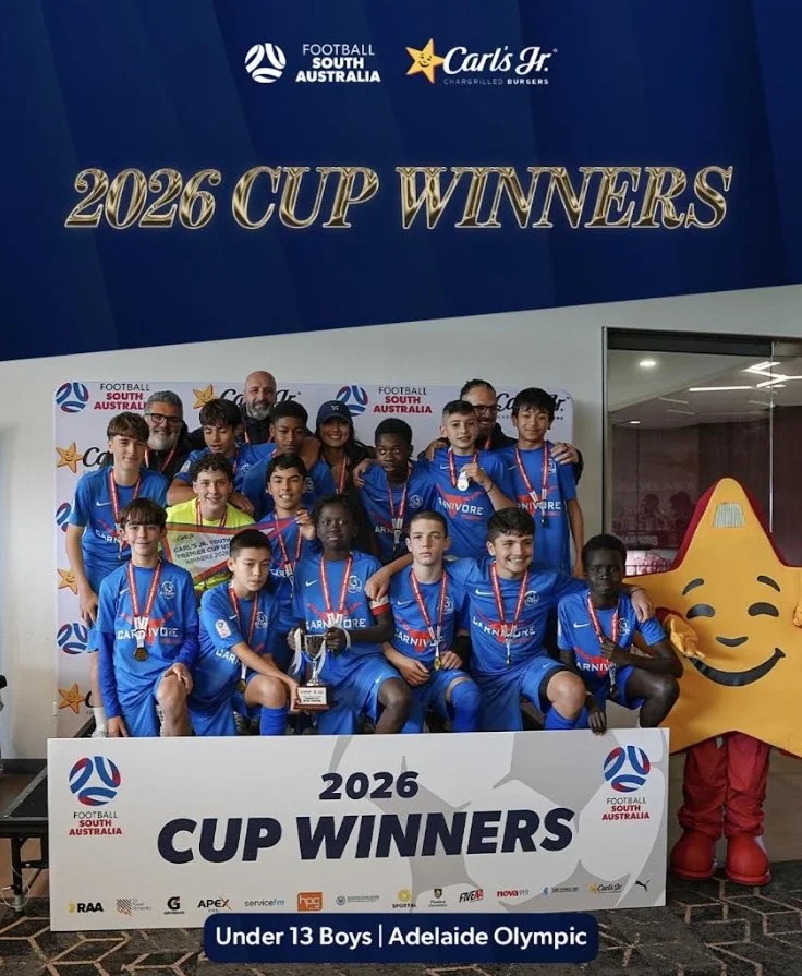Adelaide Olympic Crowned 2026 U13 YCC Cup Champions