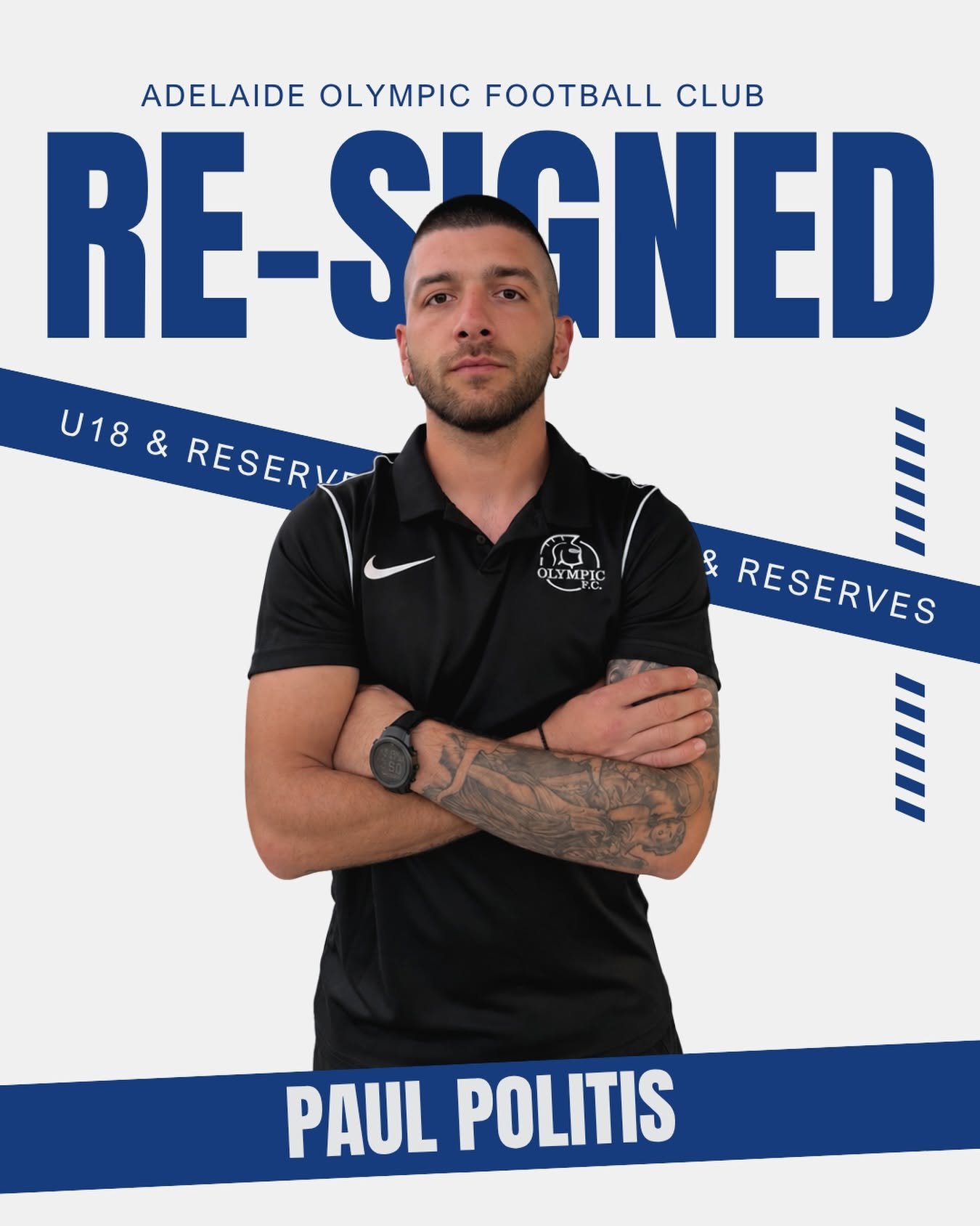 Paul Politis to continue as U18s and Reserves Head Coach in 2027