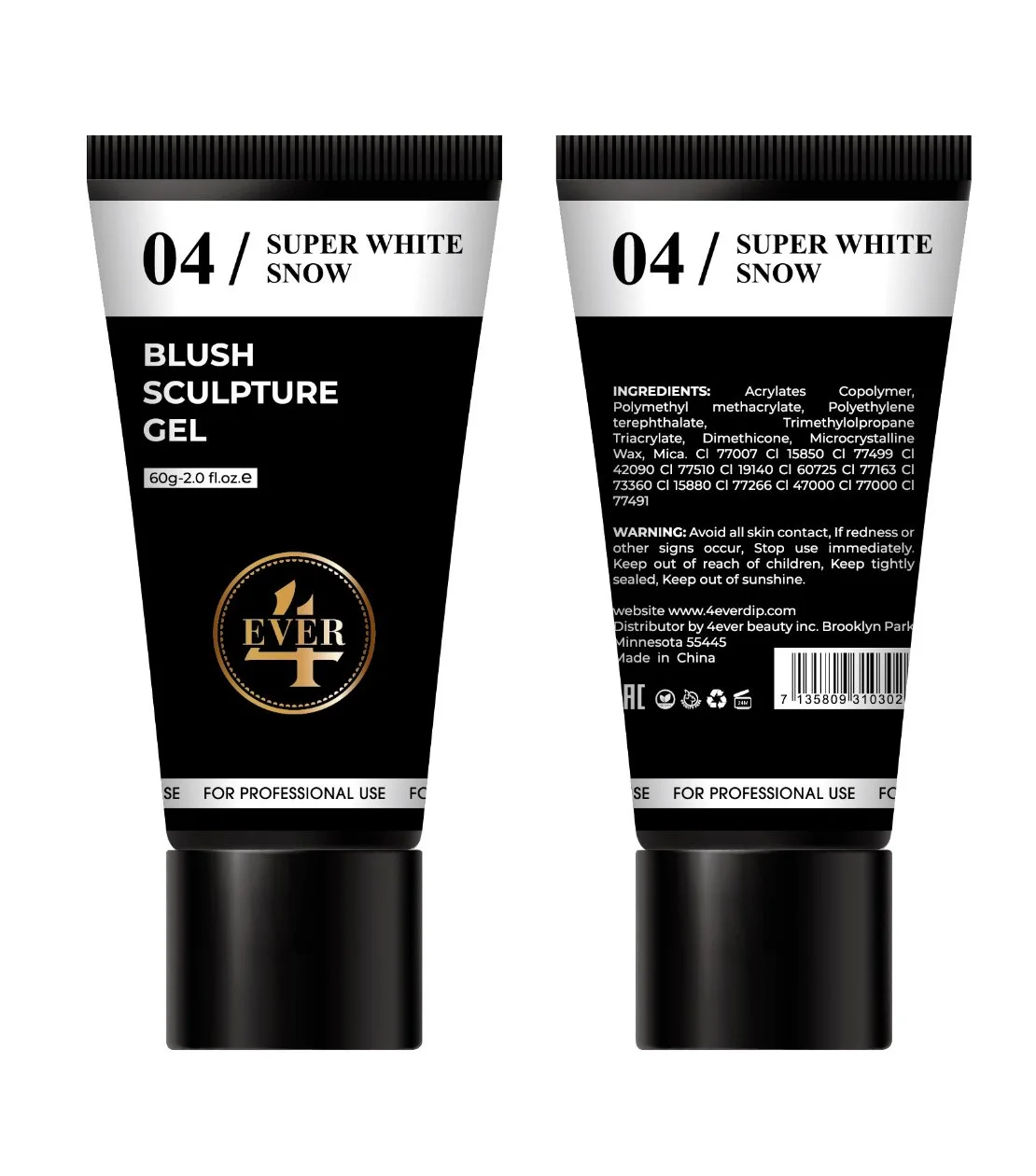 BLUSH SCULPTURE GEL 04 - SUPER WHITE SNOW
