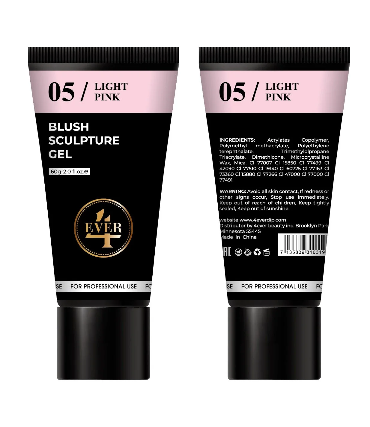 BLUSH SCULPTURE GEL 05 - LIGHT PINK