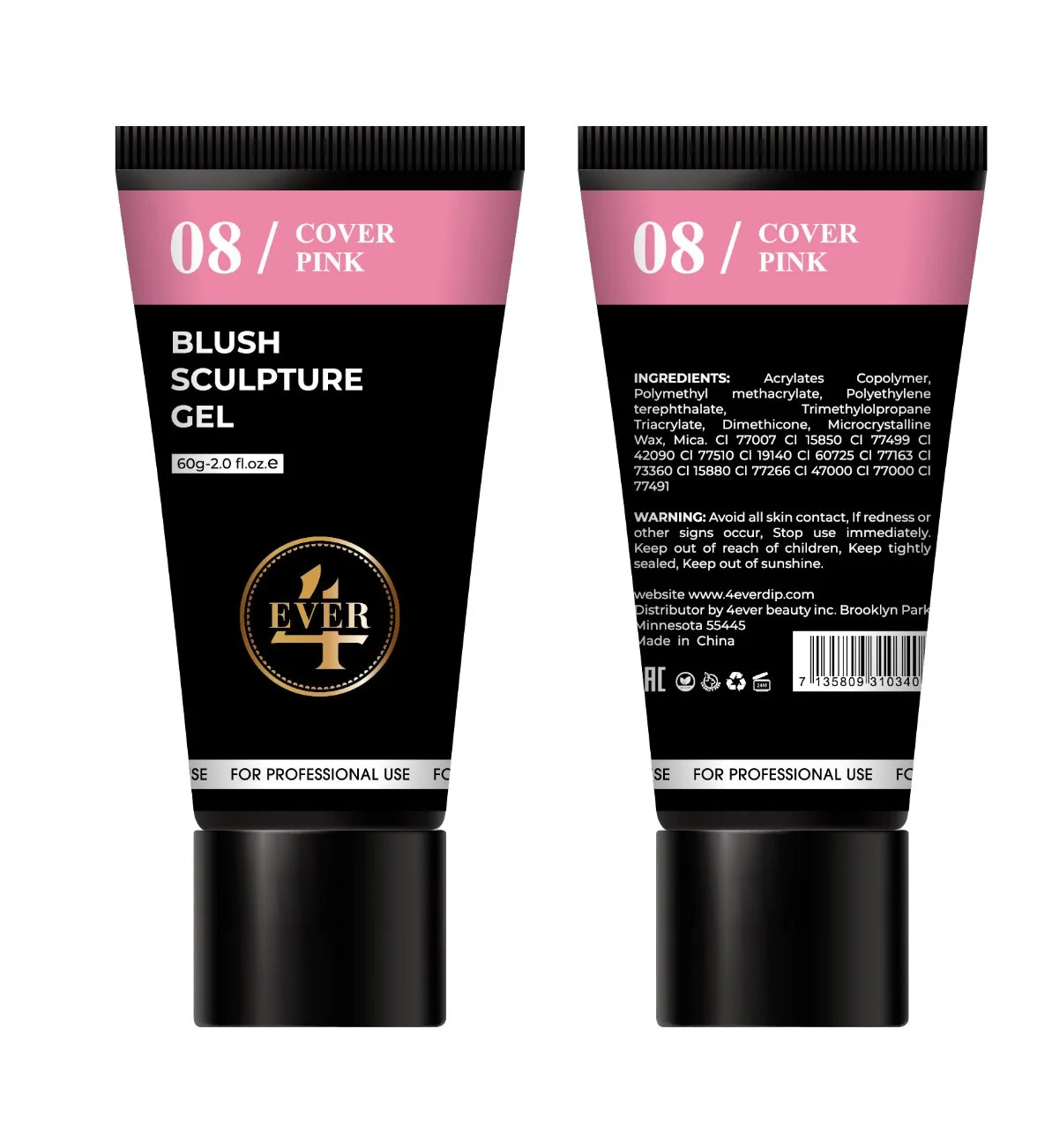 BLUSH SCULPTURE GEL 07 - ROSE PINK