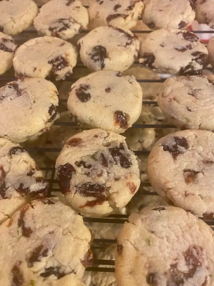 Special Order: Batch of Lime Cherry Shortbread Cookies