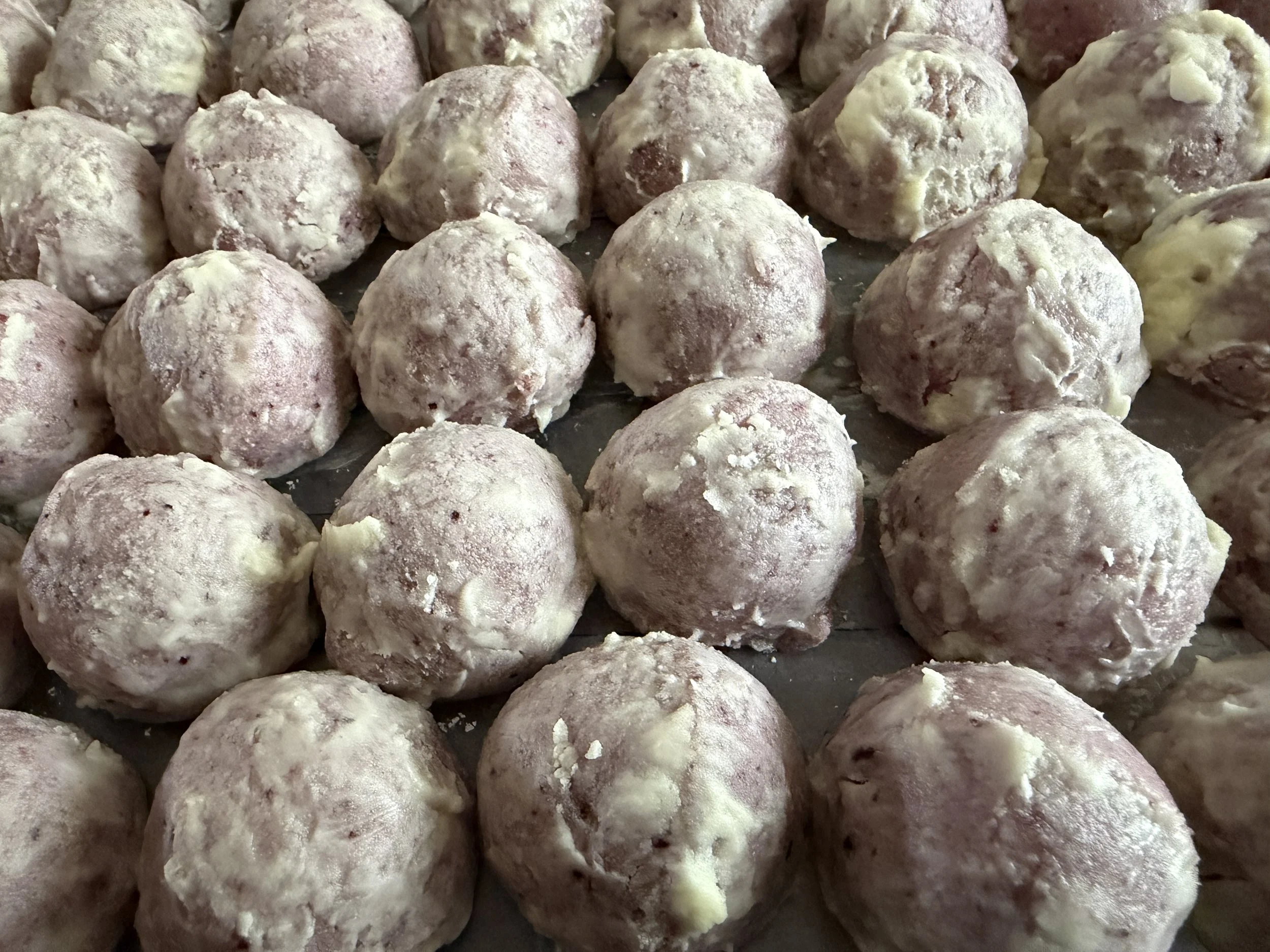 Cherry White Chocolate Wedding Cake Cookies made by Wisconsin Cottage Bakery Twelve Moons Baking, using locally sourced ingredients.