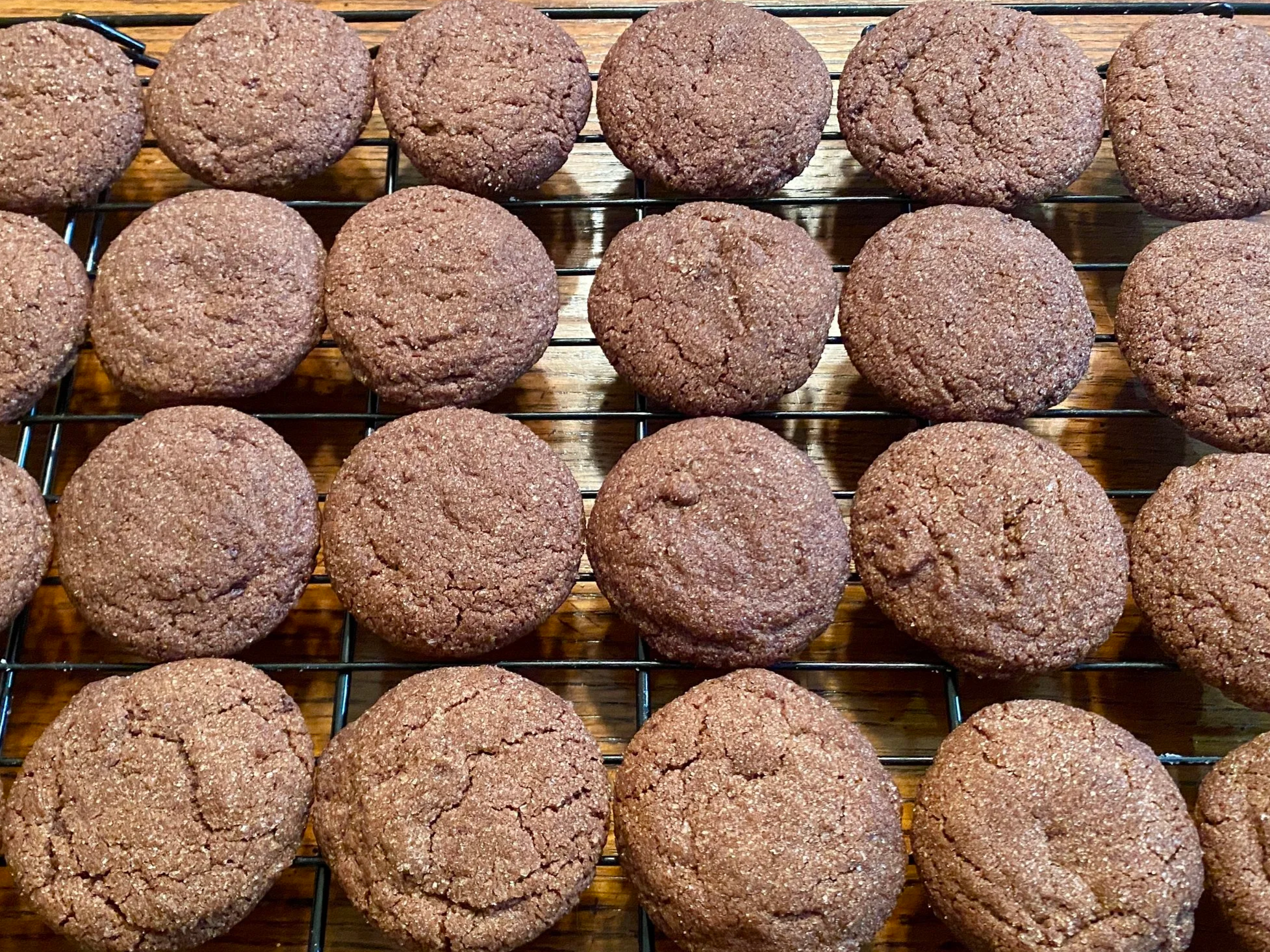 Chocolate Sugar Cookies made by Wisconsin Cottage Bakery Twelve Moons Baking