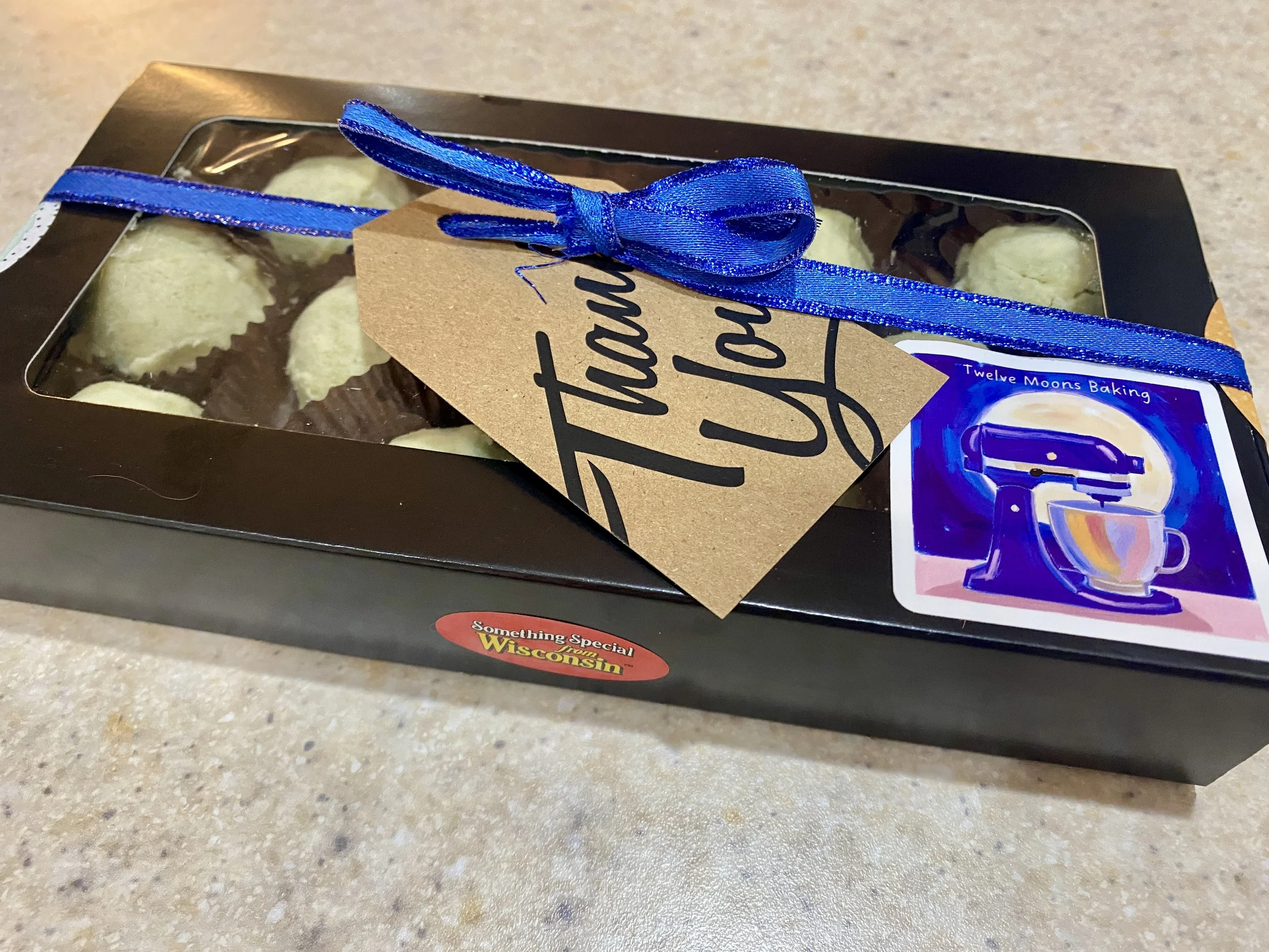 Half Moon Box of the Cookie of the Month (about 12 cookies)