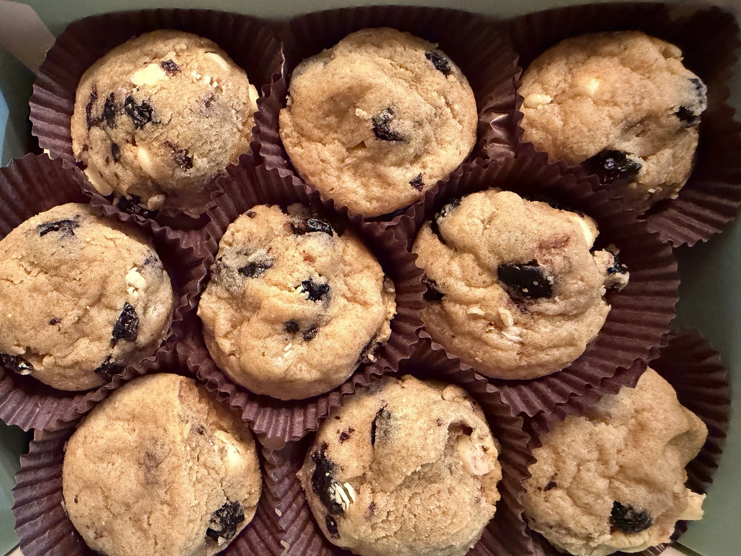 Box of 18 home-baked cookies from Wisconsin cottage bakery Twelve Moons Baking LLC