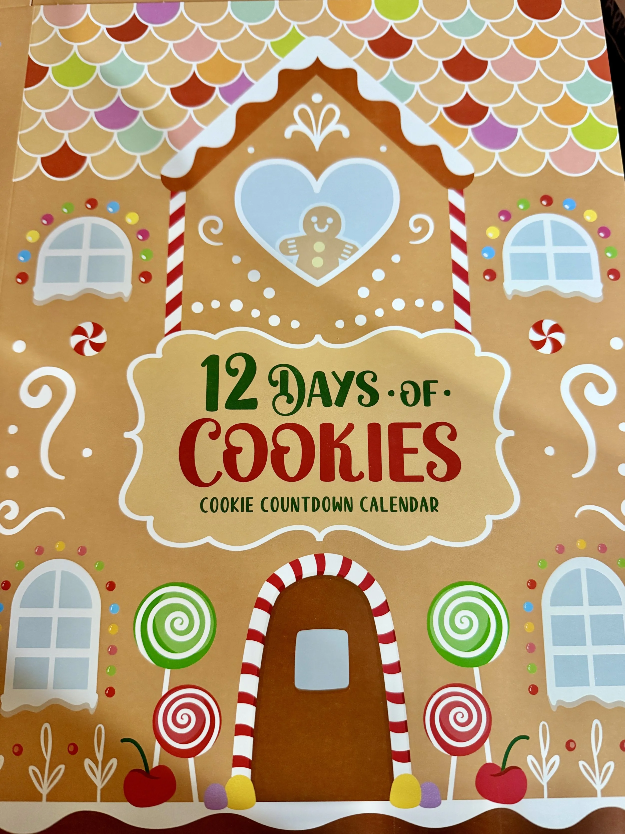 Pre-Order: 12 Days of Cookies Christmas Advent Calendar - gingerbread box