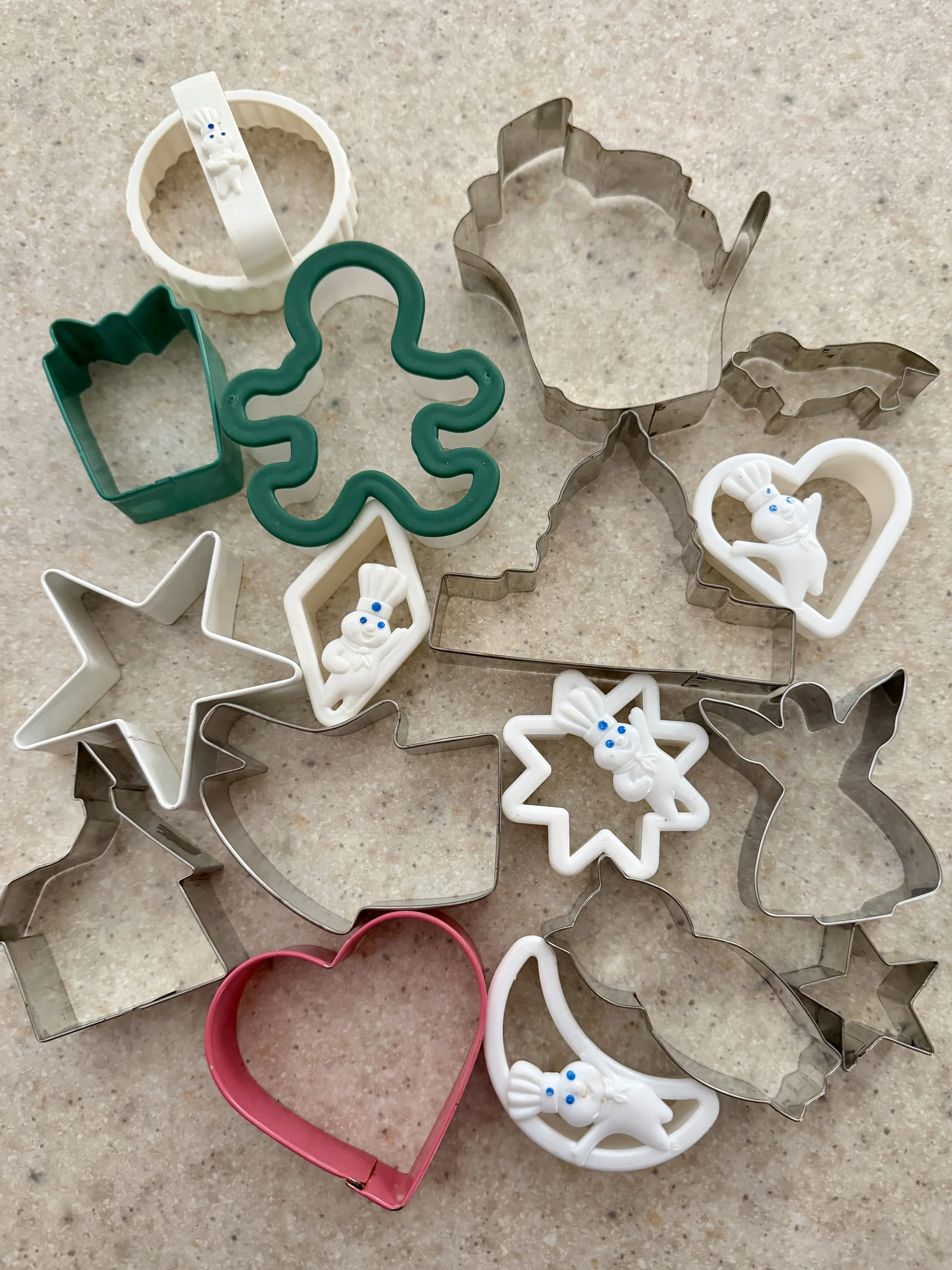 Cookie cutter options for Cut-Out cookies made by Wisconsin Cottage Bakery Twelve Moons Baking