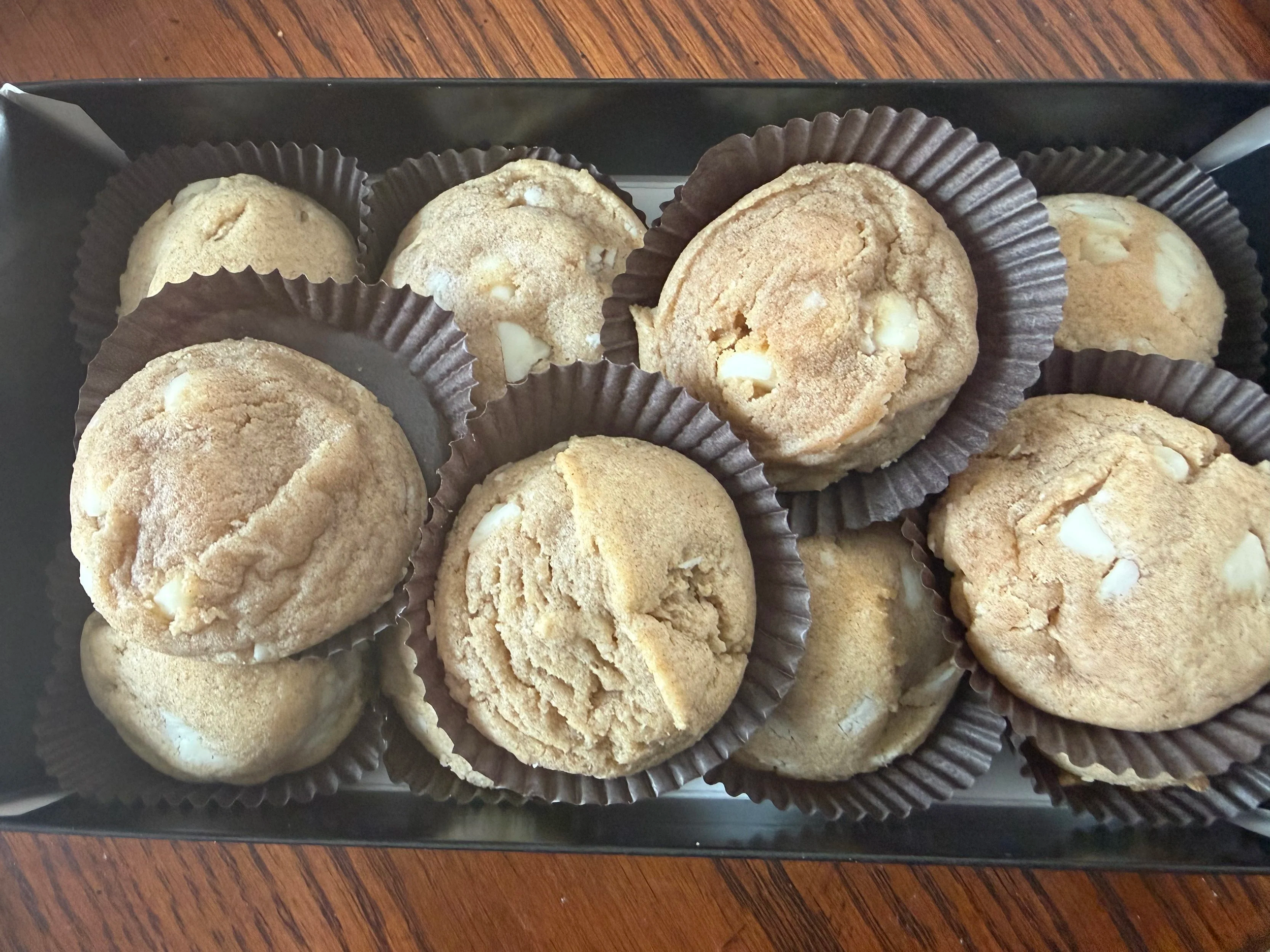 Box of 12 home-baked cookies from Wisconsin cottage bakery Twelve Moons Baking LLC