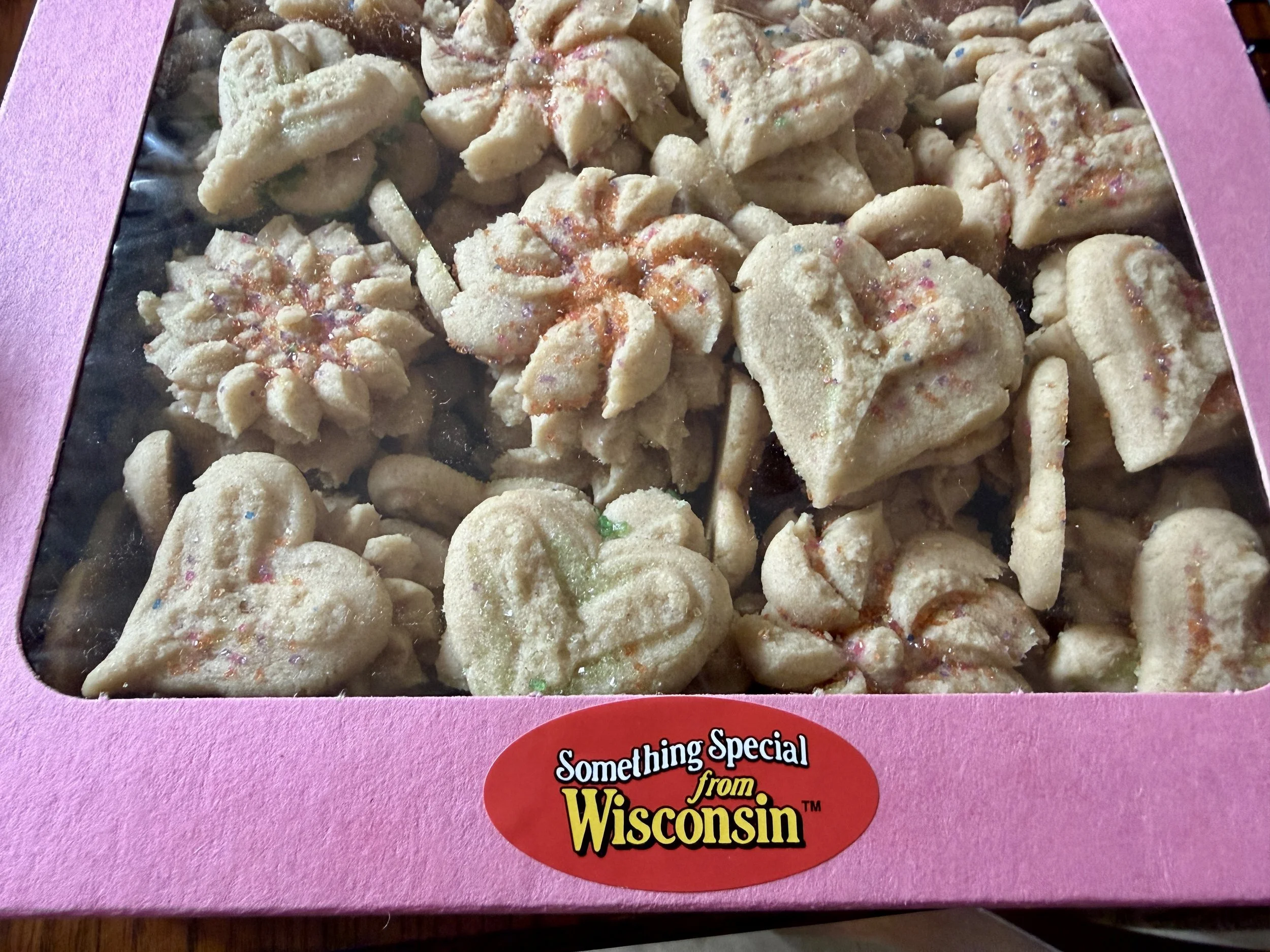 Butter Spritz cookies from Wisconsin cottage bakery Twelve Moons Baking.