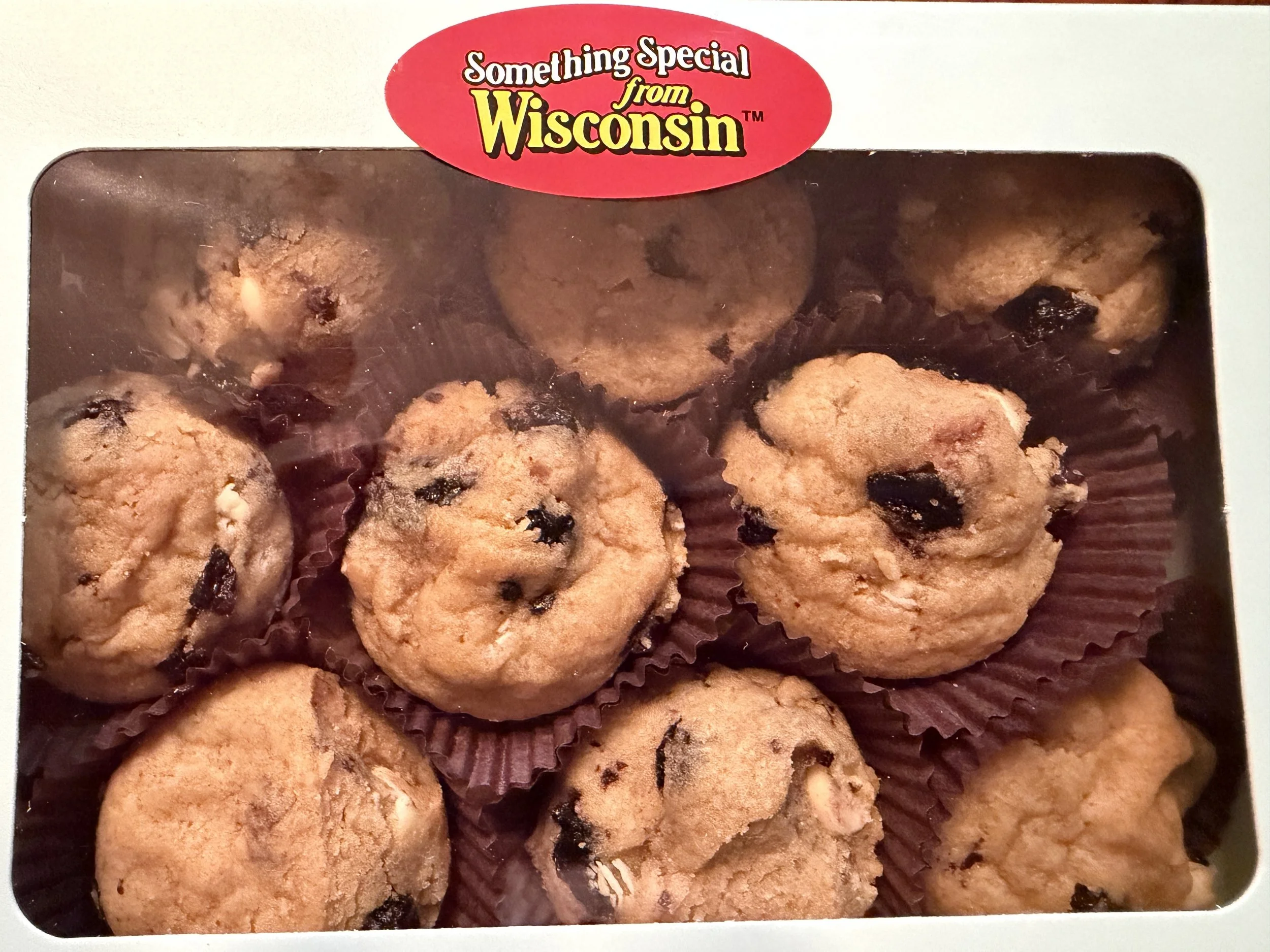 Box of 18 home-baked cookies from Wisconsin cottage bakery Twelve Moons Baking LLC