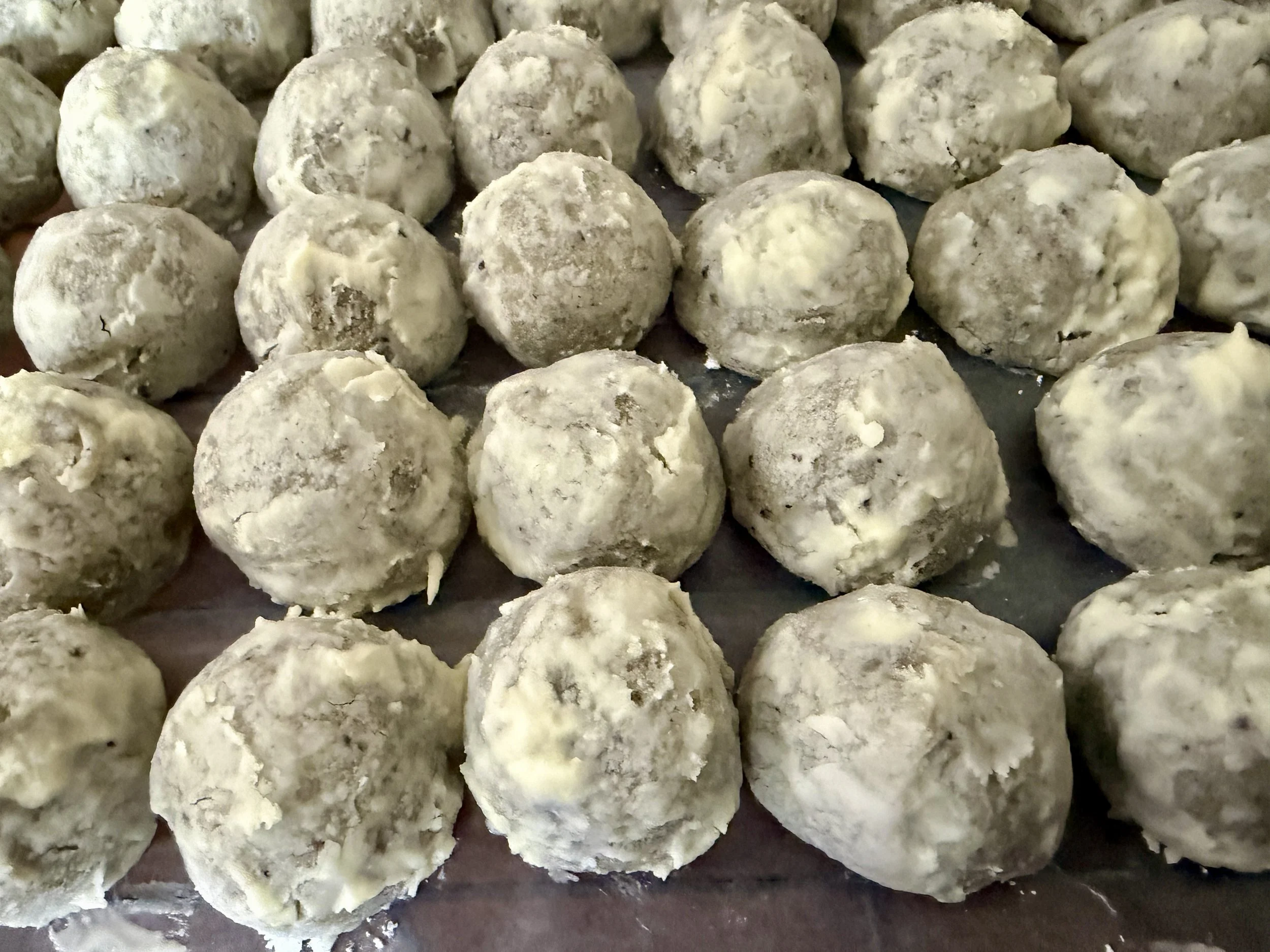 Blueberry Lemon Wedding Cake cookies made by Wisconsin Cottage Bakery Twelve Moons Baking using locally sourced ingredients.