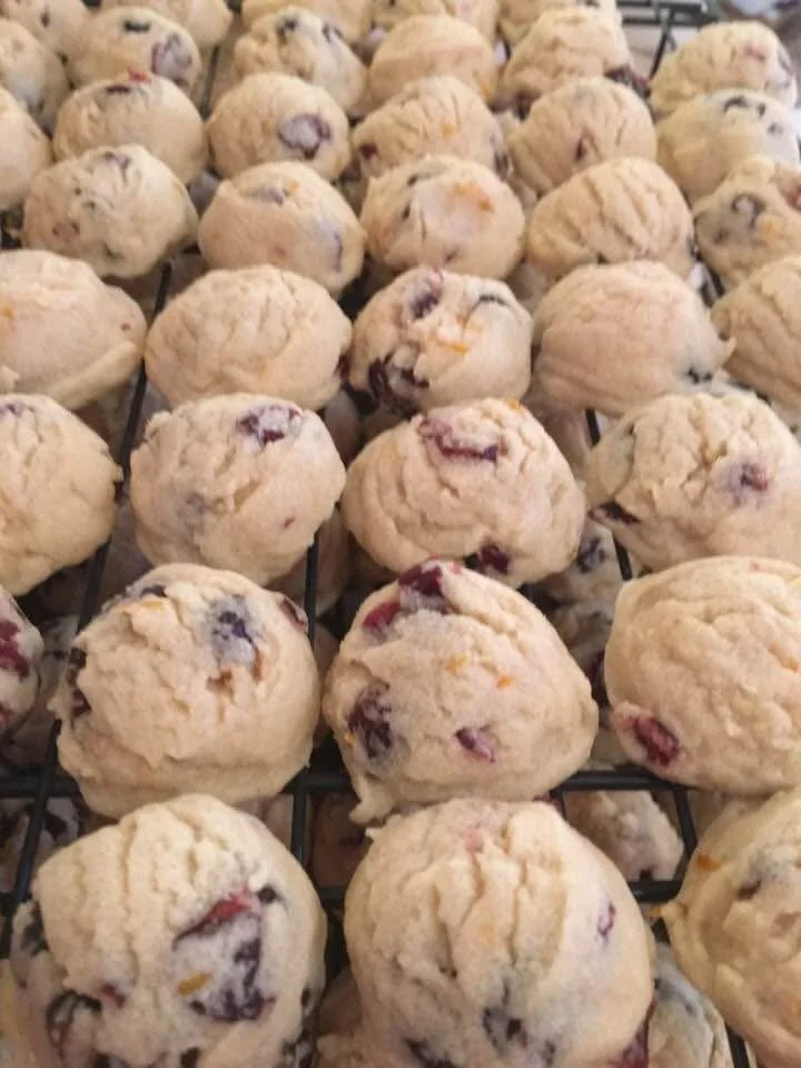 Special Order: Batch of Cranberry Citrus Shortbread Cookies