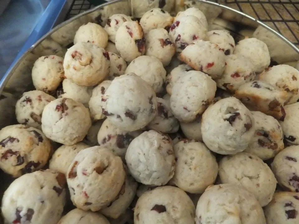 Home-baked Cranberry Noel cookies from Wisconsin cottage bakery Twelve Moons Baking LLC.jpg