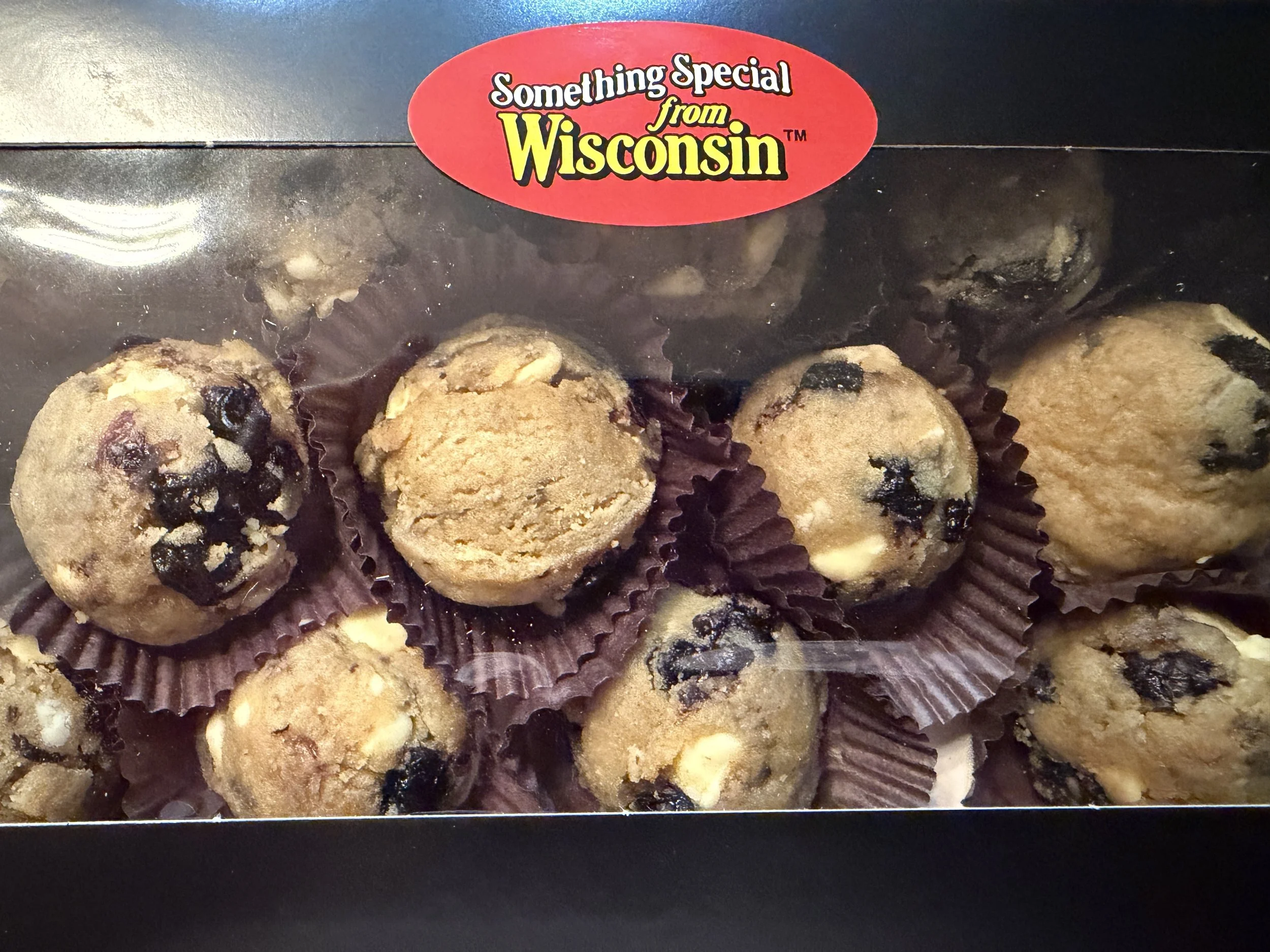 Box of 12 home-baked cookies from Wisconsin cottage bakery Twelve Moons Baking LLC