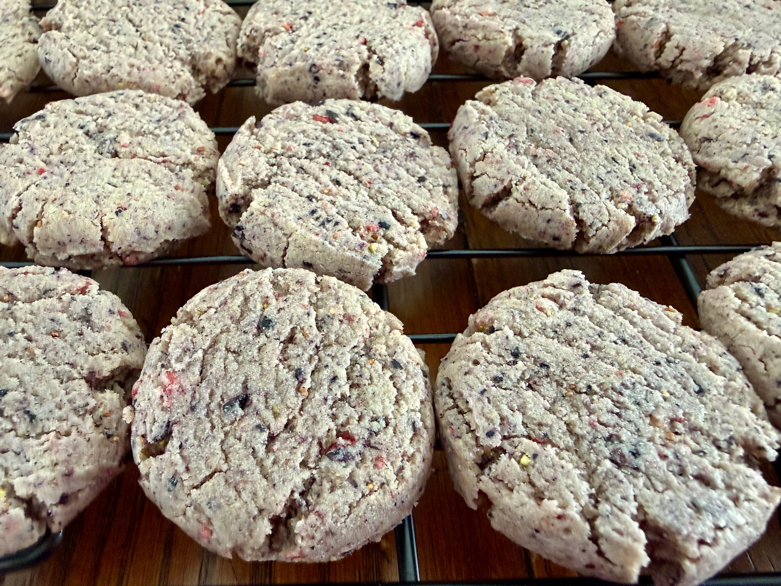 Berry Sugar Cookies made by Wisconsin Cottage Bakery Twelve Moons Baking, using locally sourced Wisconsin ingredients.