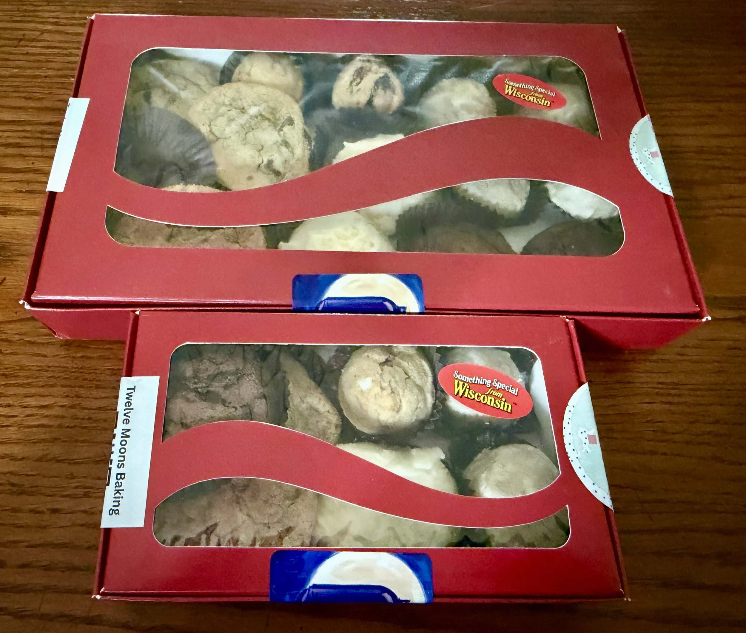 Cookies made by Wisconsin Cottage Bakery Twelve Moons Baking, featuring locally sourced ingredients.