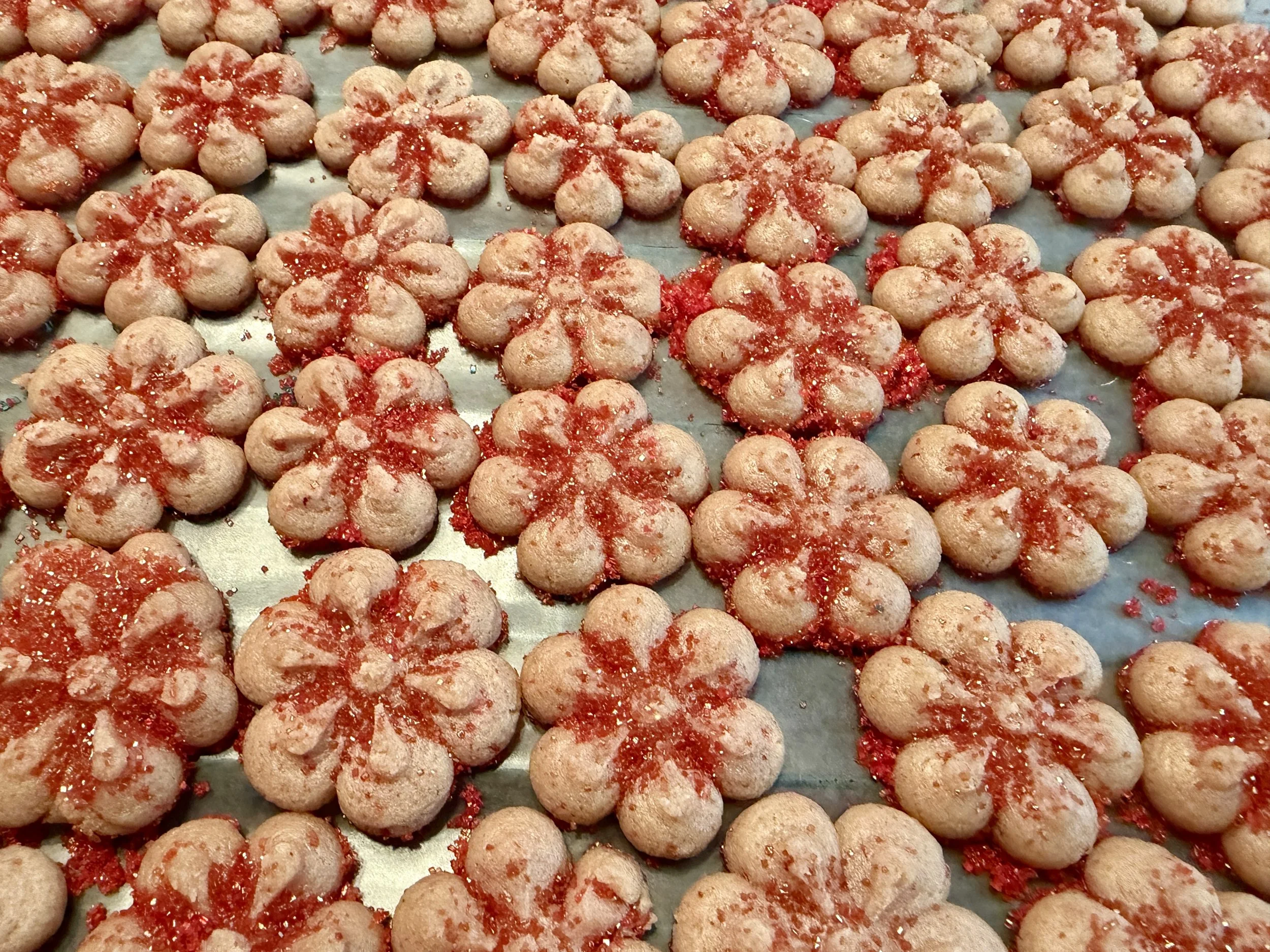 Special Order: Batch of Strawberry Spritz Cookies
