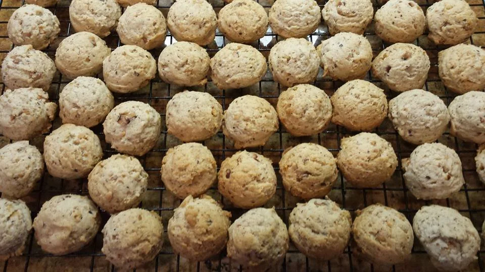 Honey Walnut cookies made by Wisconsin Cottage Bakery Twelve Moons Baking