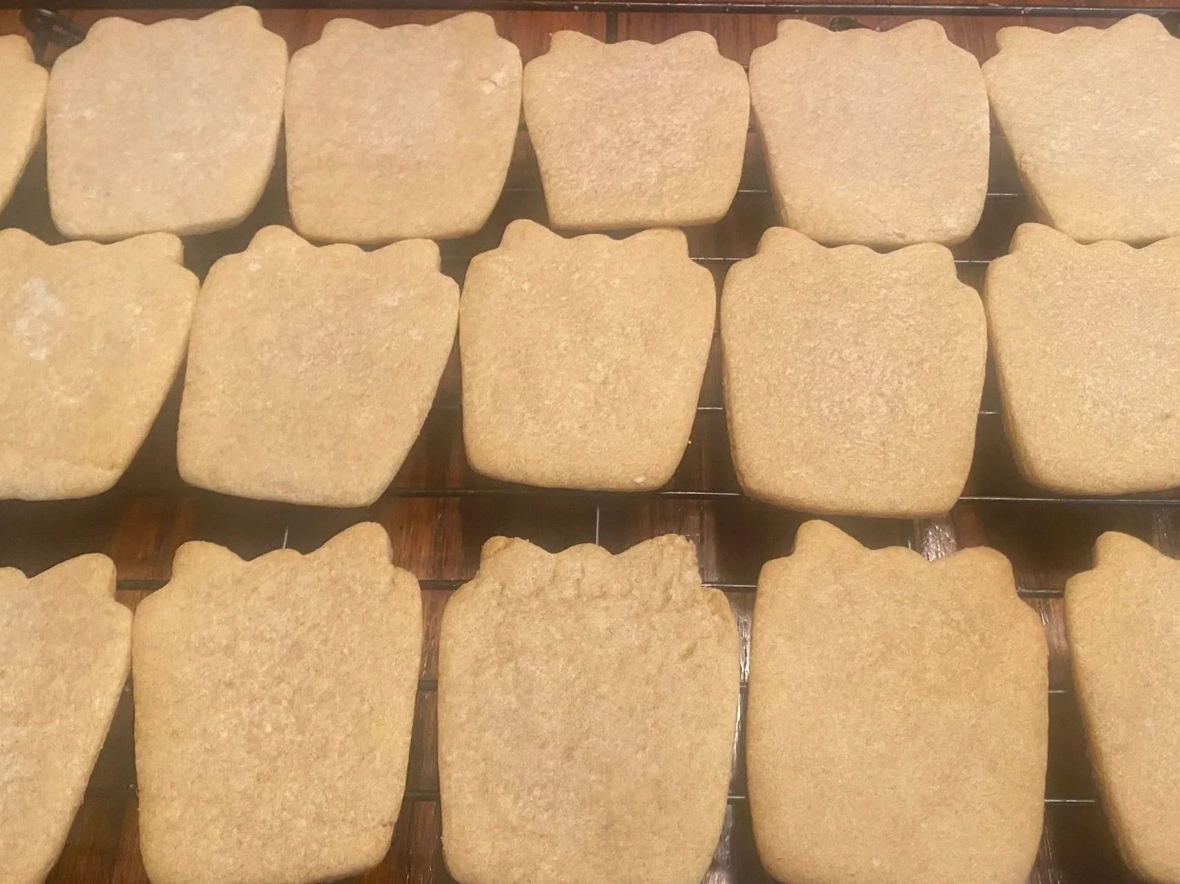 Cut-Out cookies made by Wisconsin Cottage Bakery Twelve Moons Baking