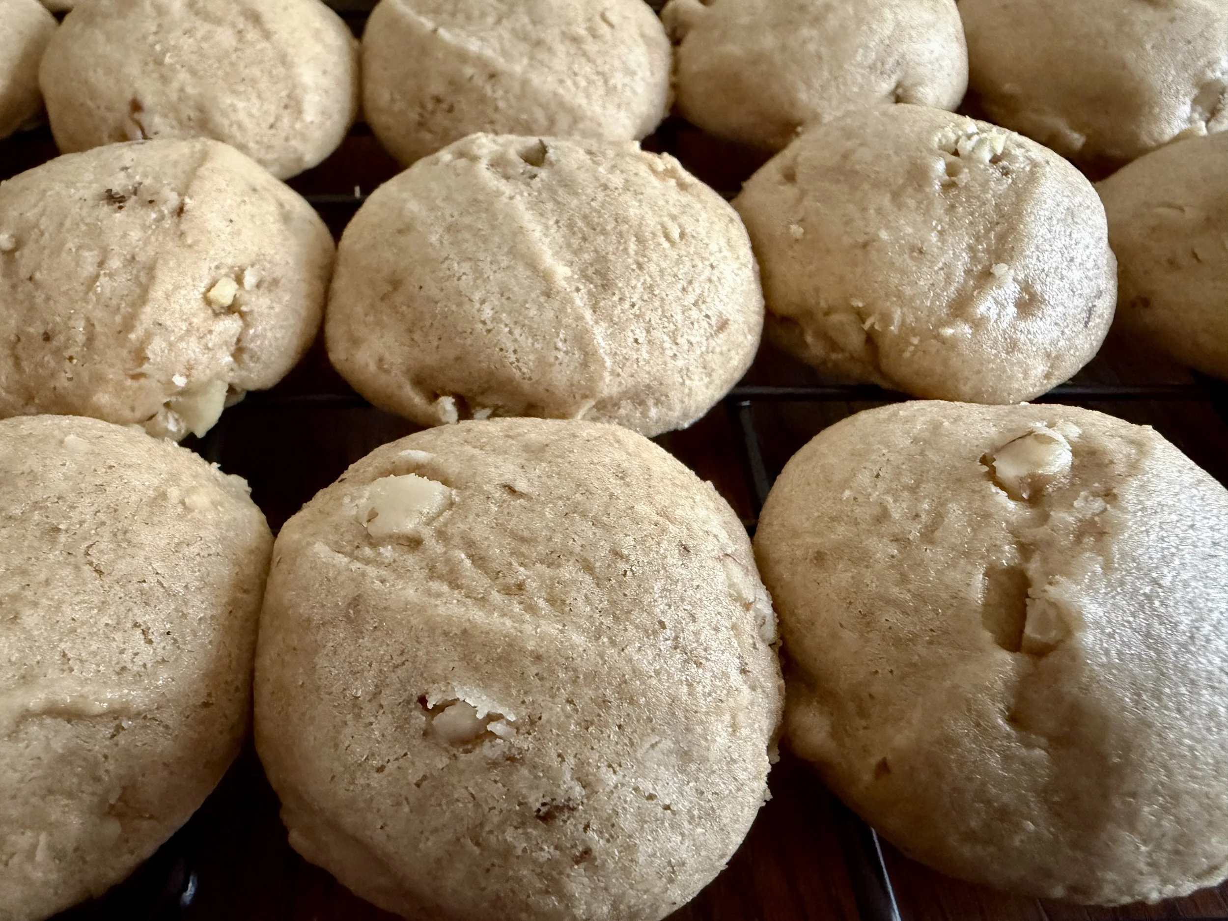 Honey Walnut cookies made by Wisconsin Cottage Bakery Twelve Moons Baking
