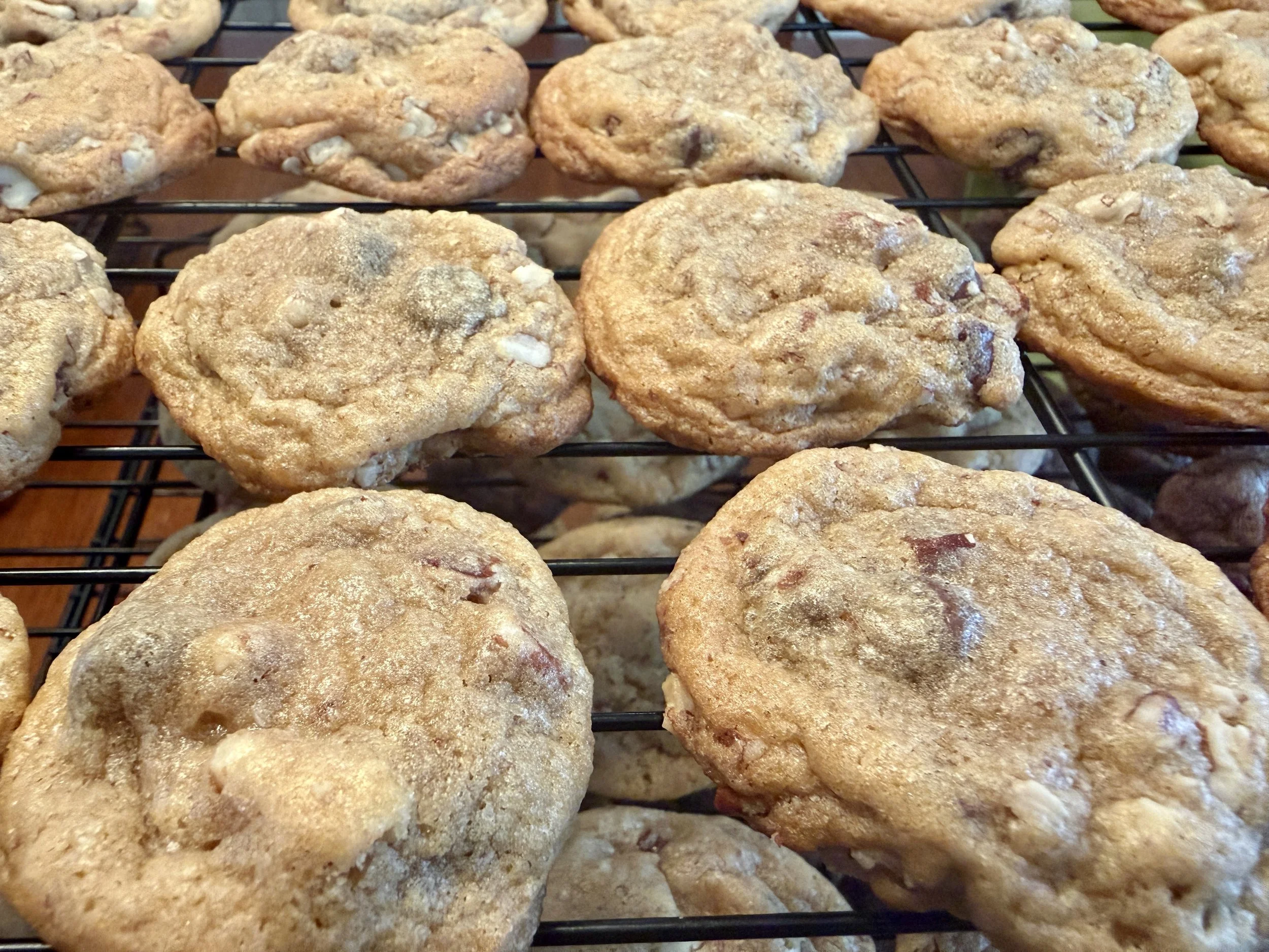 Chocolate Chip Pecan cookies made by Wisconsin Cottage Bakery Twelve Moons Baking