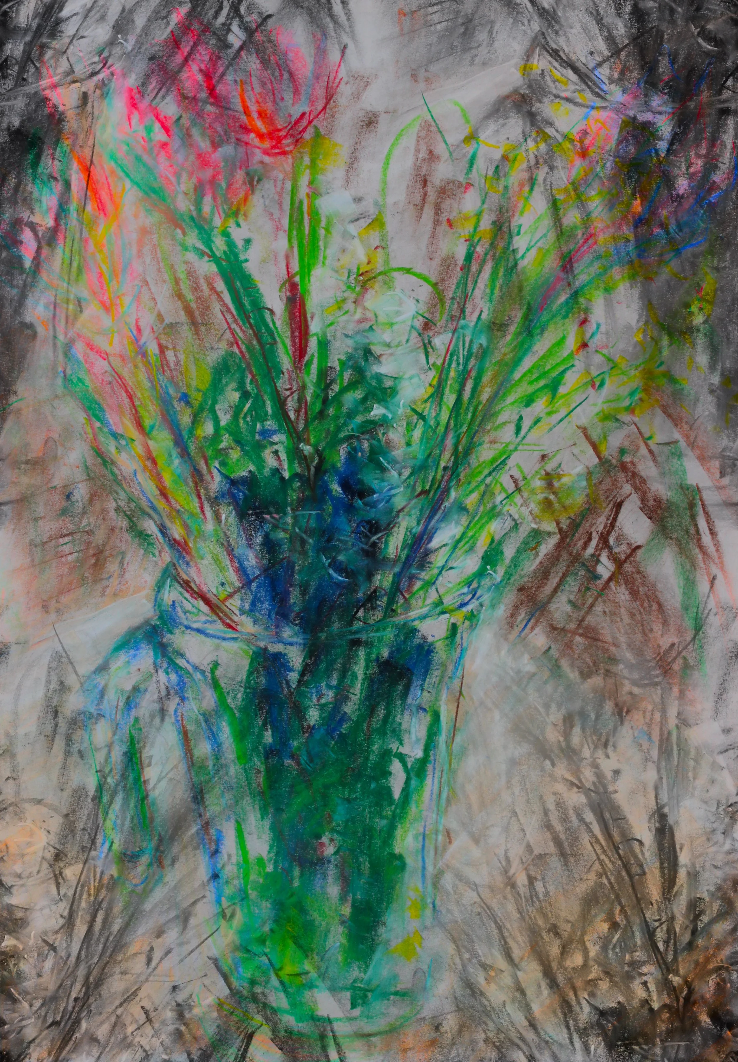 Jug of Flowers, digital drawing, dimensions variable, 2024.