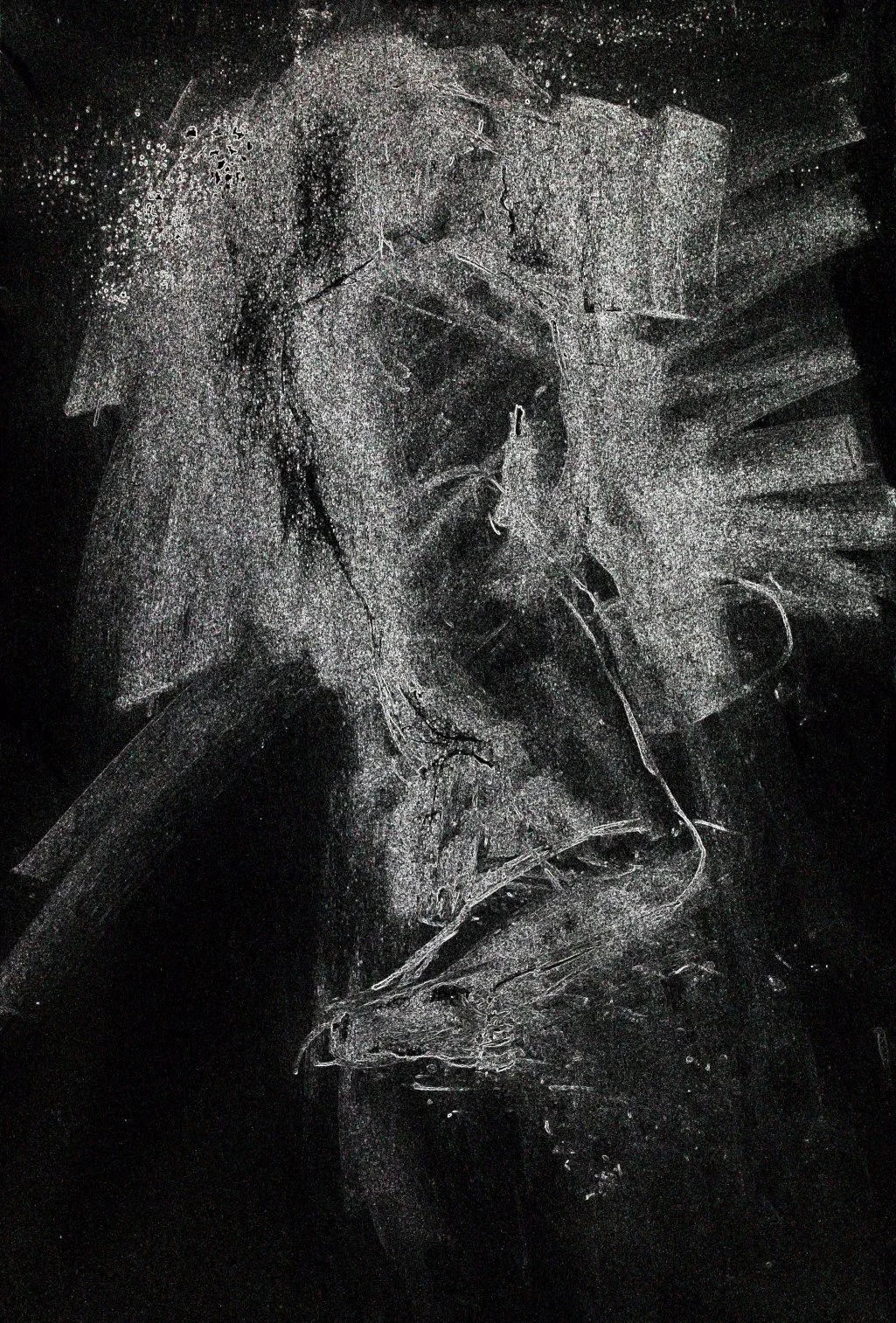 Dark (K)Night, giclee print on paper, 118 x 80 cm, 2024.