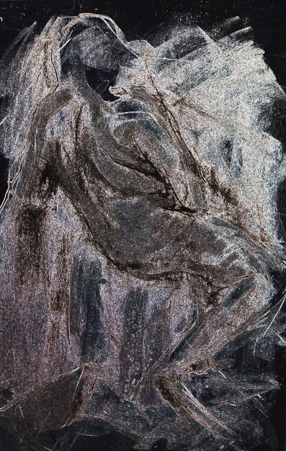 Skin Tear, giclee print on paper, 118 x 80 cm, 2024.