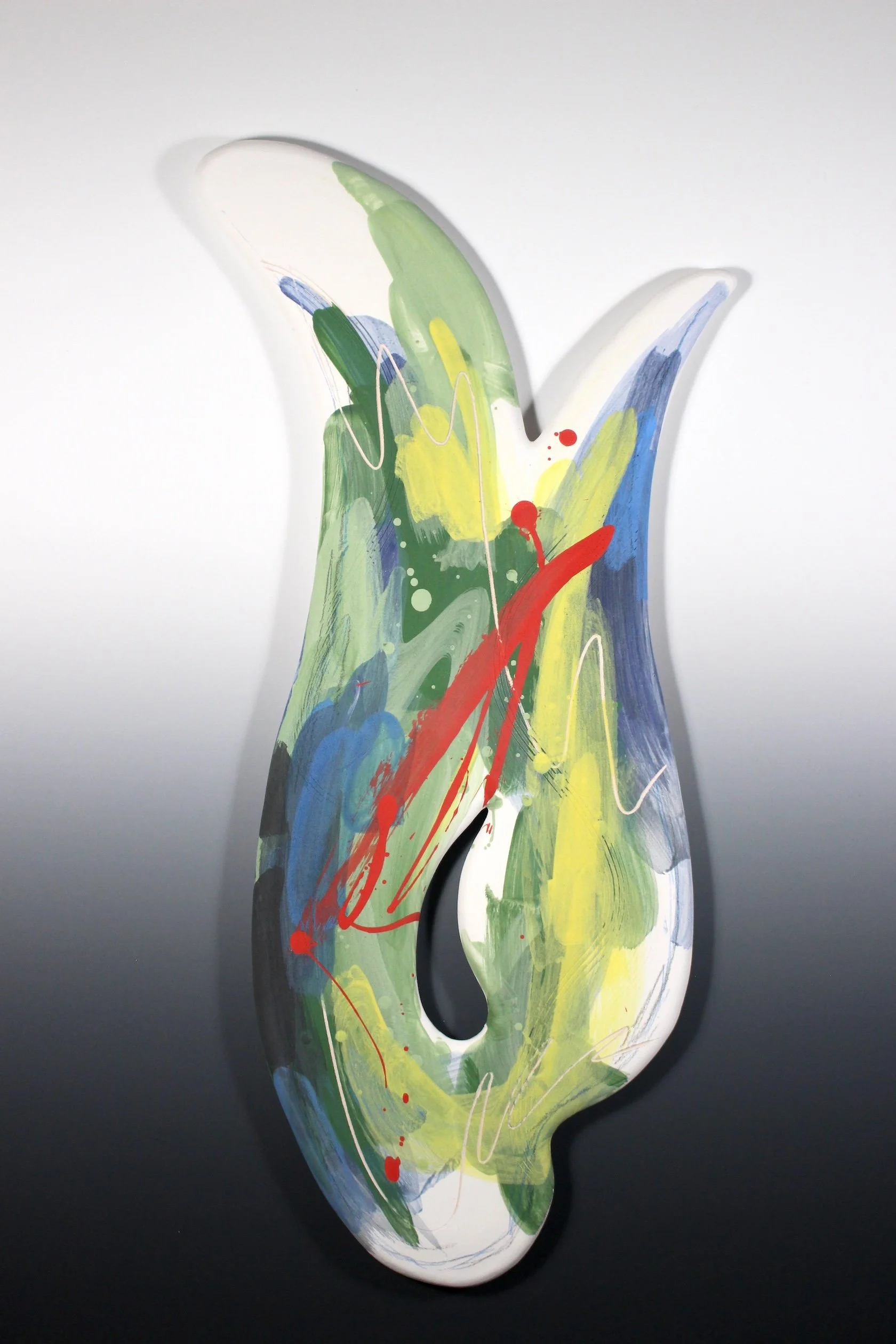 Love Grows No.24, ceramics, 20 x 9 x 1 in, 2025