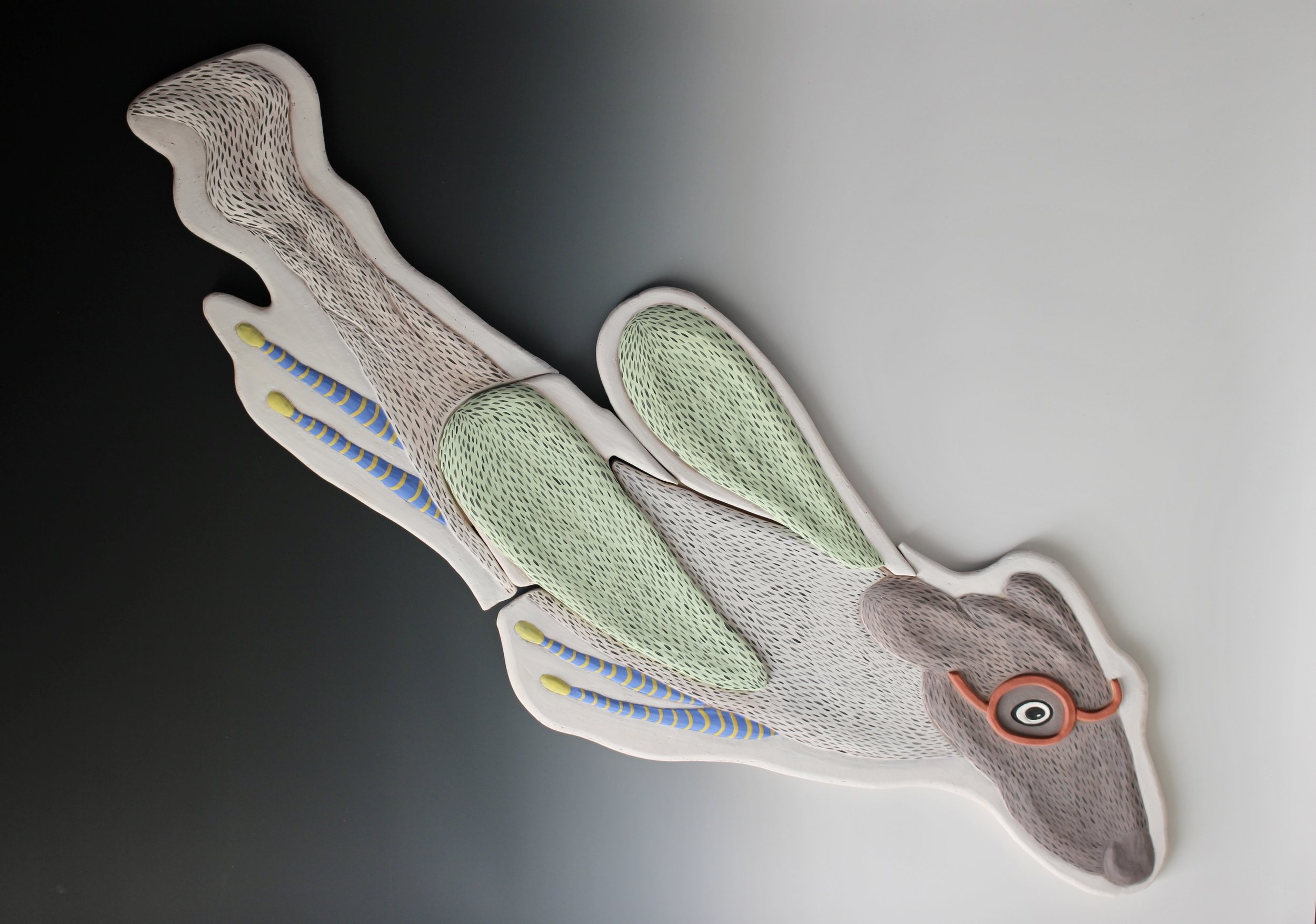 Love Grows No.8, ceramics, 36.5 x 13 x 2 in, 2025