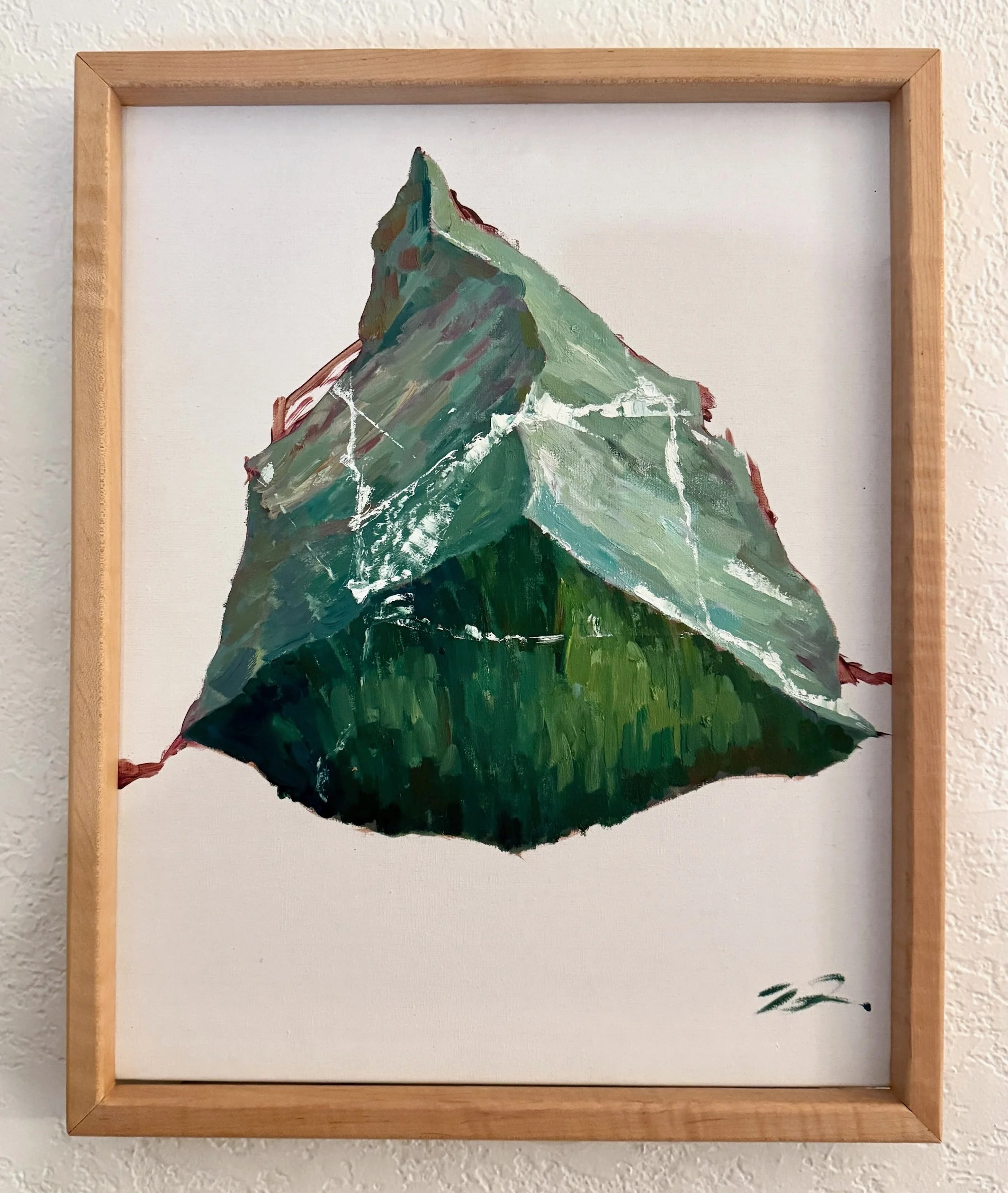 Mountain of Memory, acrylic on canvas, 2022 