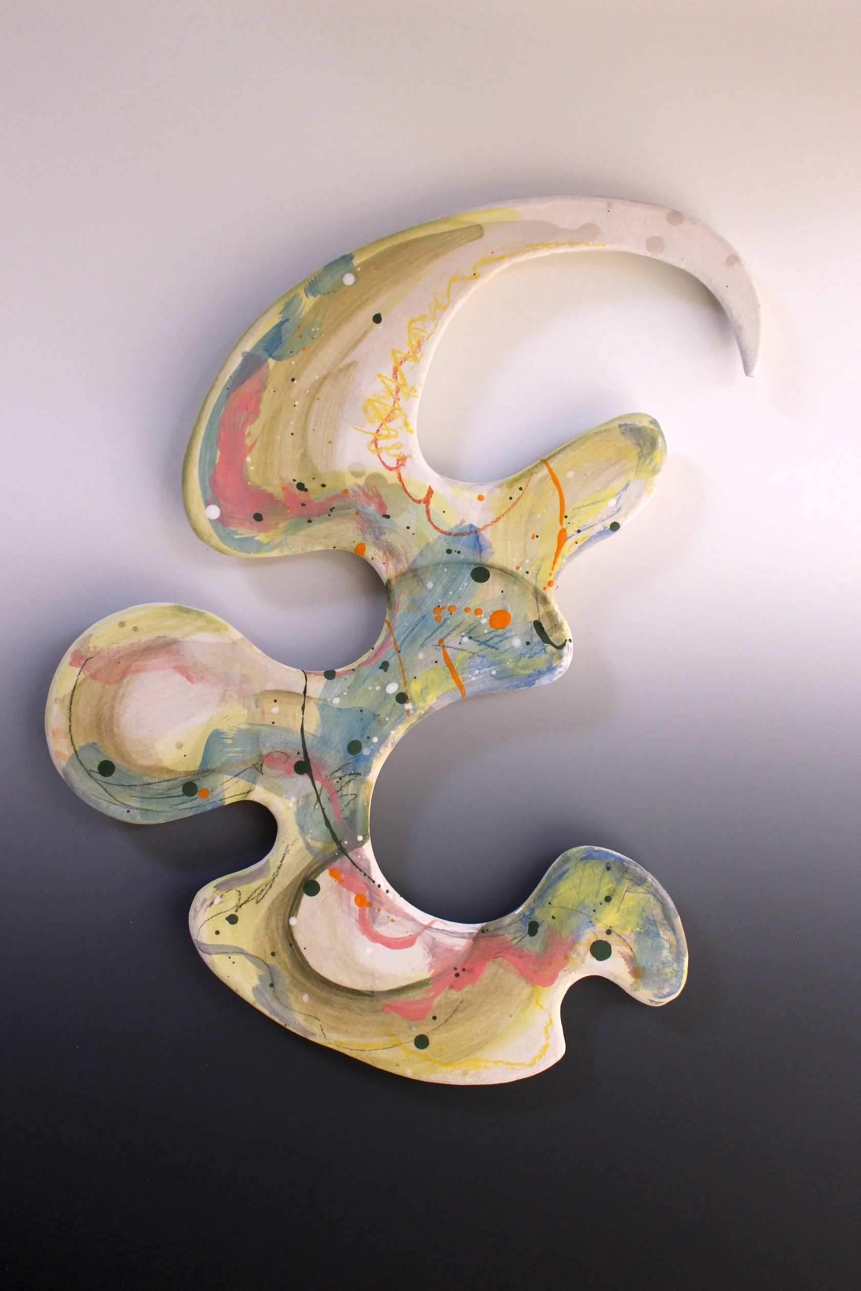 Love Grows No.7, ceramics, 19 x 14.5 x 1 in, 2025