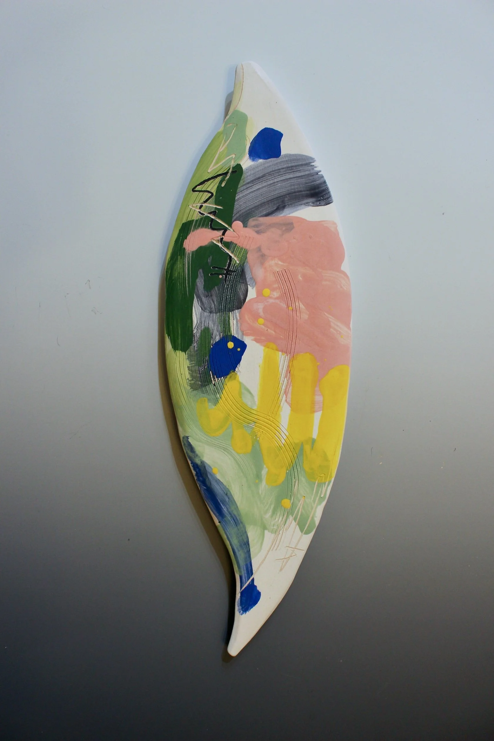 Love Grows No.18, ceramics, 15 x 5 x 1 in, 2025