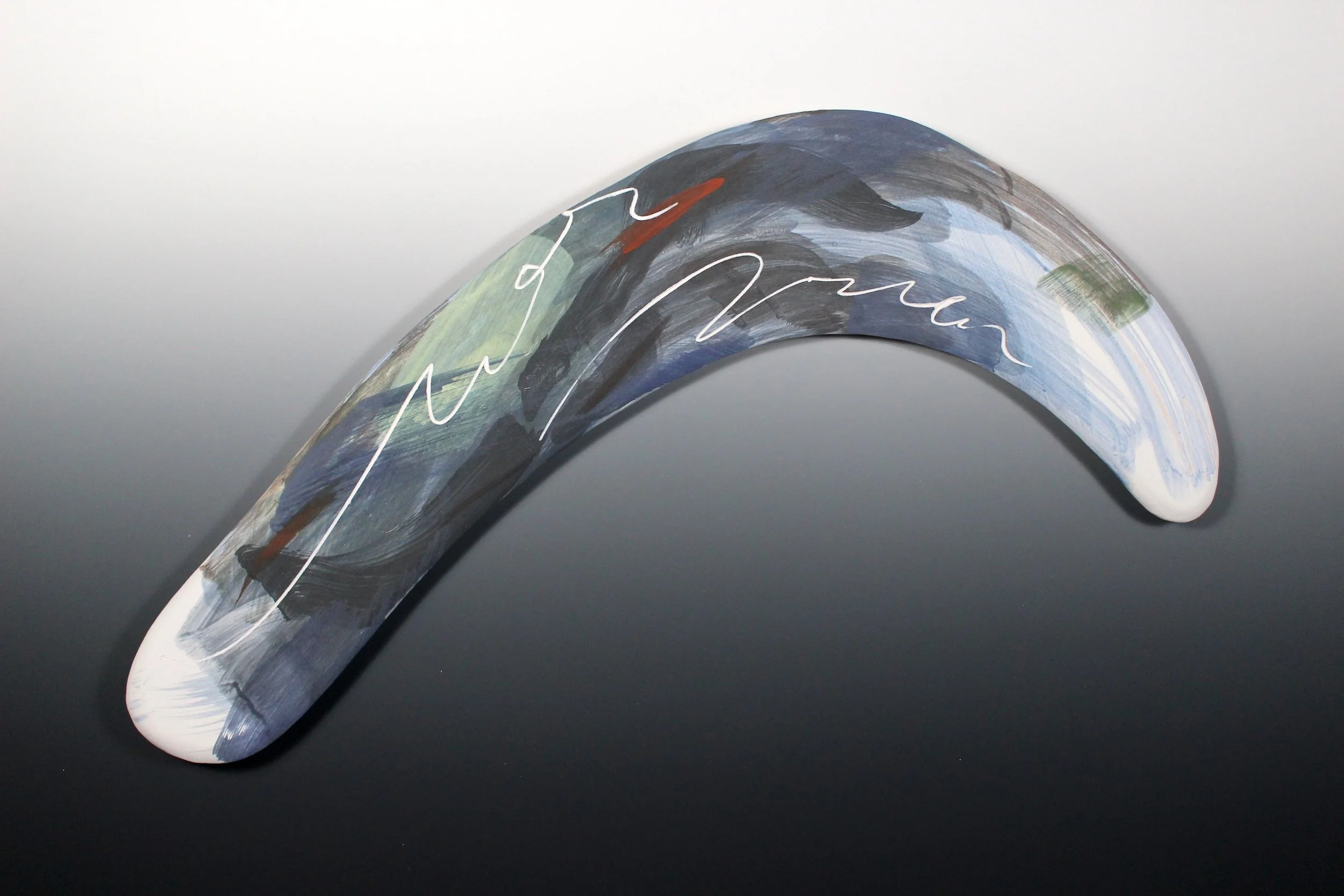 Love Grows No.16, ceramics, 8 x 18 x 1.2 in, 2025