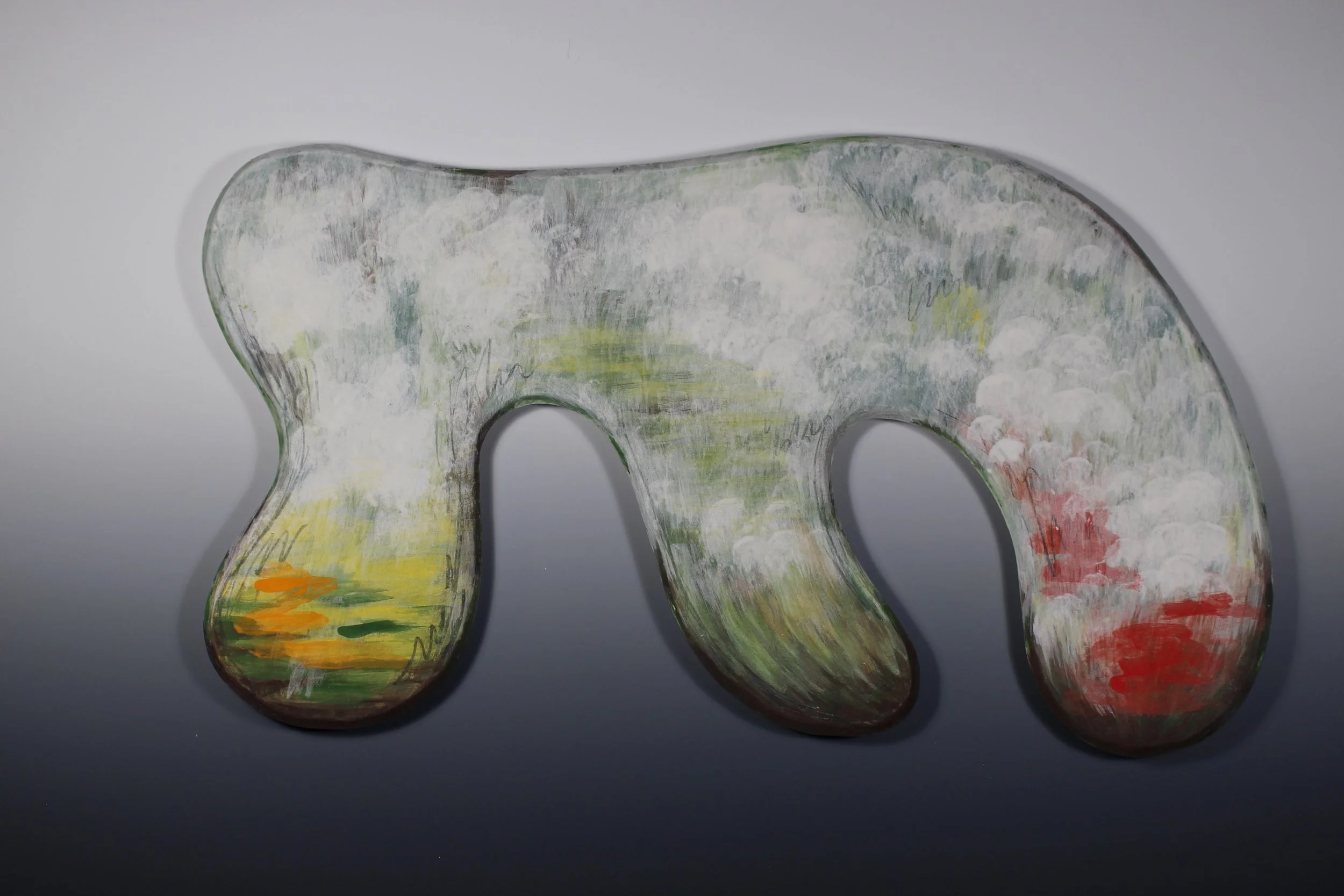 Love Grows No.28, ceramics, 11 x 19 x 1 in, 2025