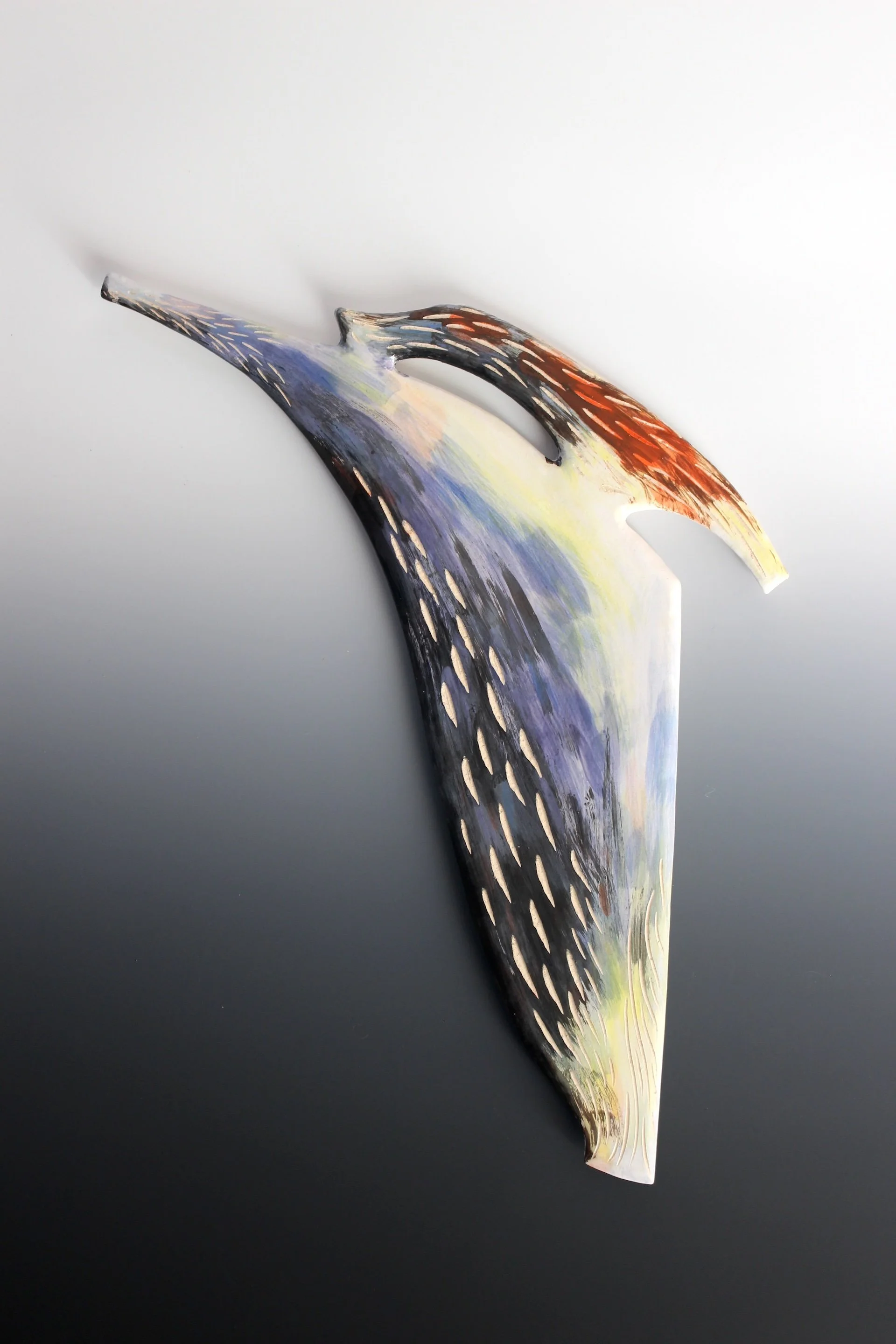 Love Grows No.6, ceramics, 17 x 13 x 1 in, 2025