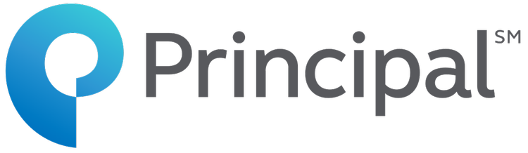 Principal logo with a stylized blue letter 'P' and the word 'Principal' in black text.