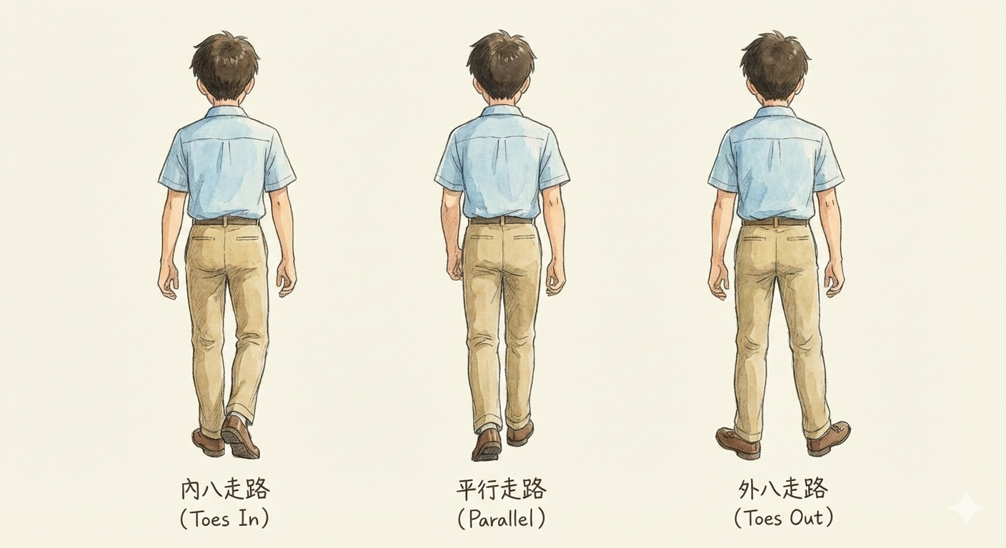 走路內八還是外八？討論「下肢悲慘排列鏈」與膝蓋痛的關係