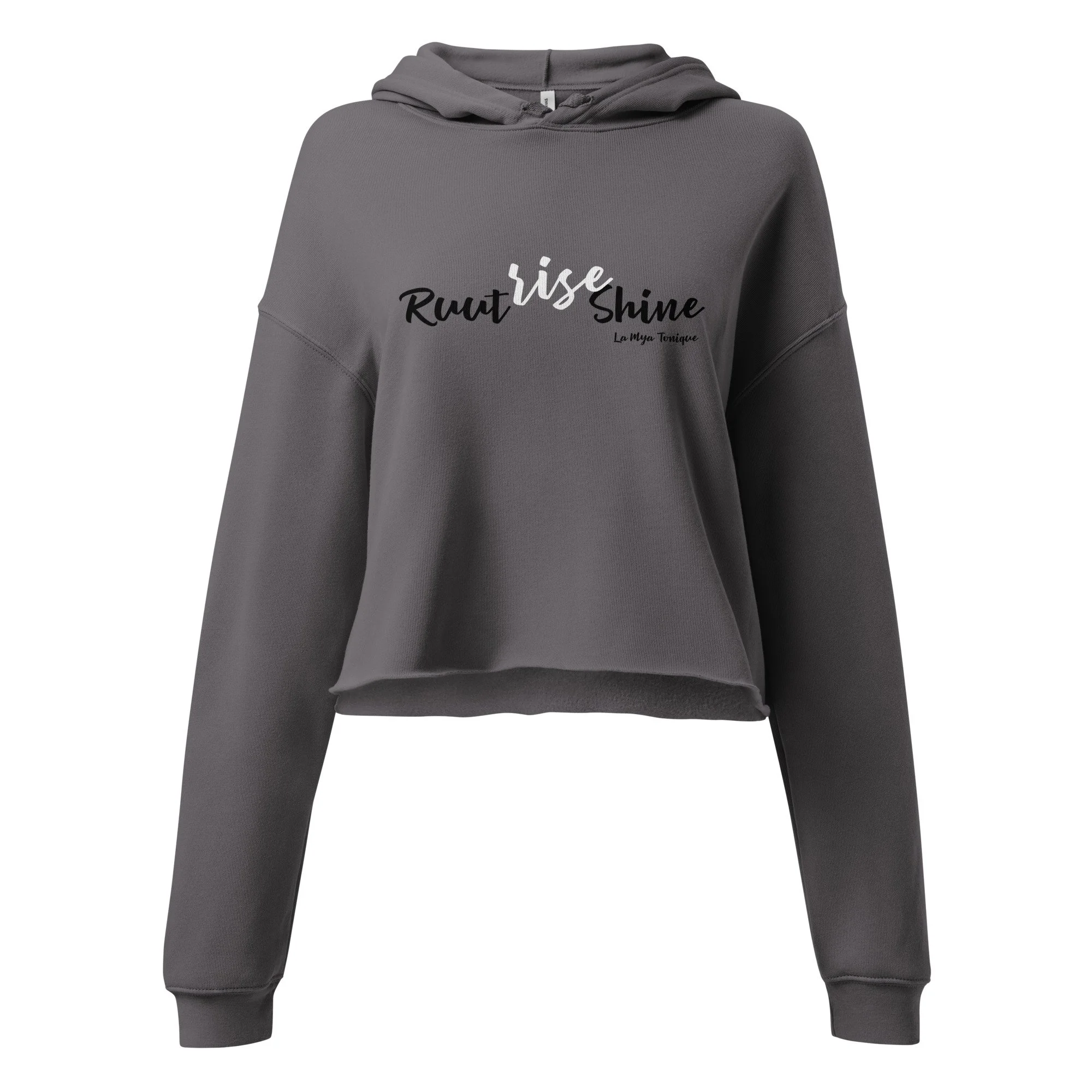 Ruuted Crop Hoodie